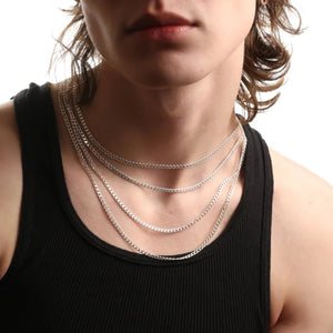 3MM STERLING SILVER CURB CHAIN - Hard Jewelry™