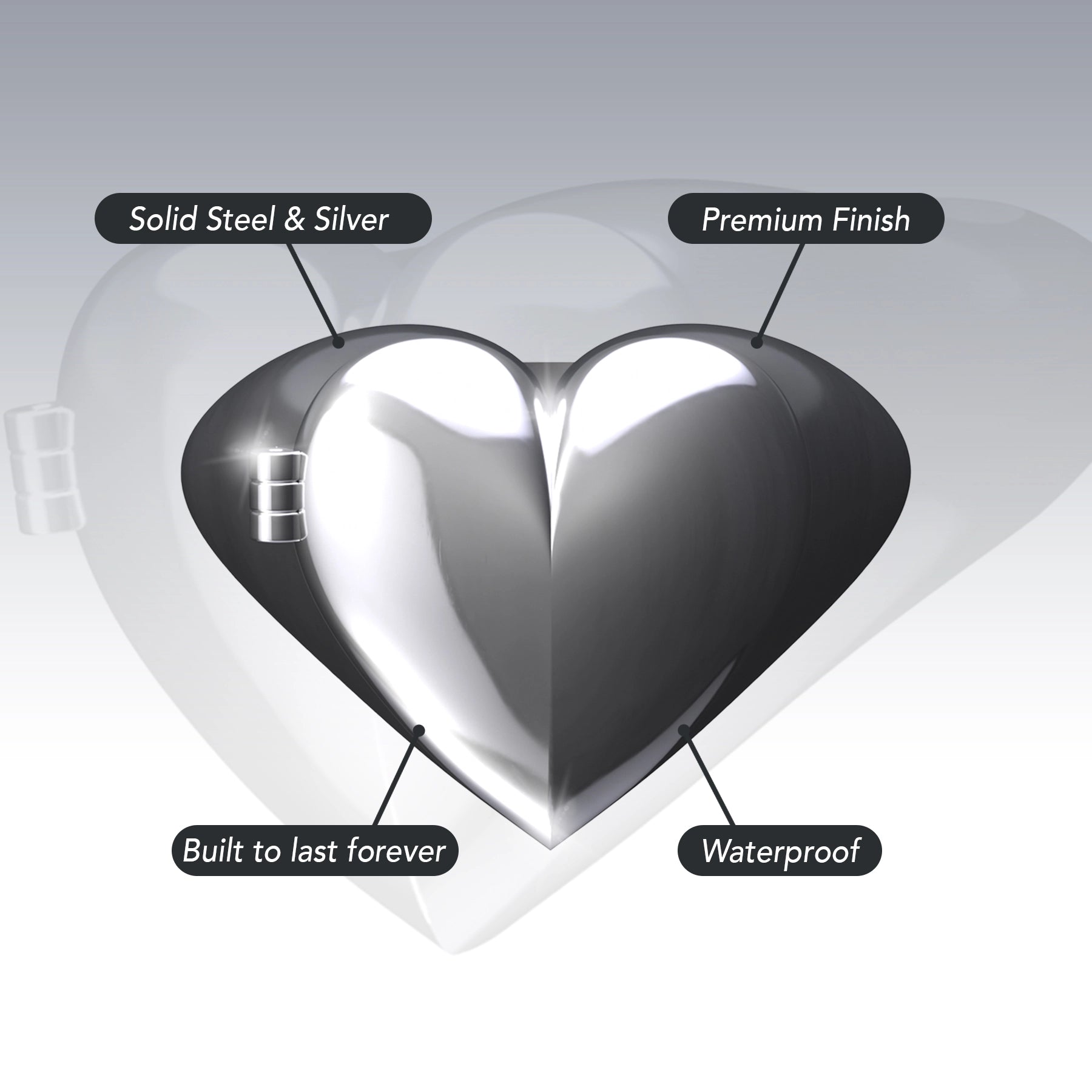 LOCKET HEART RING