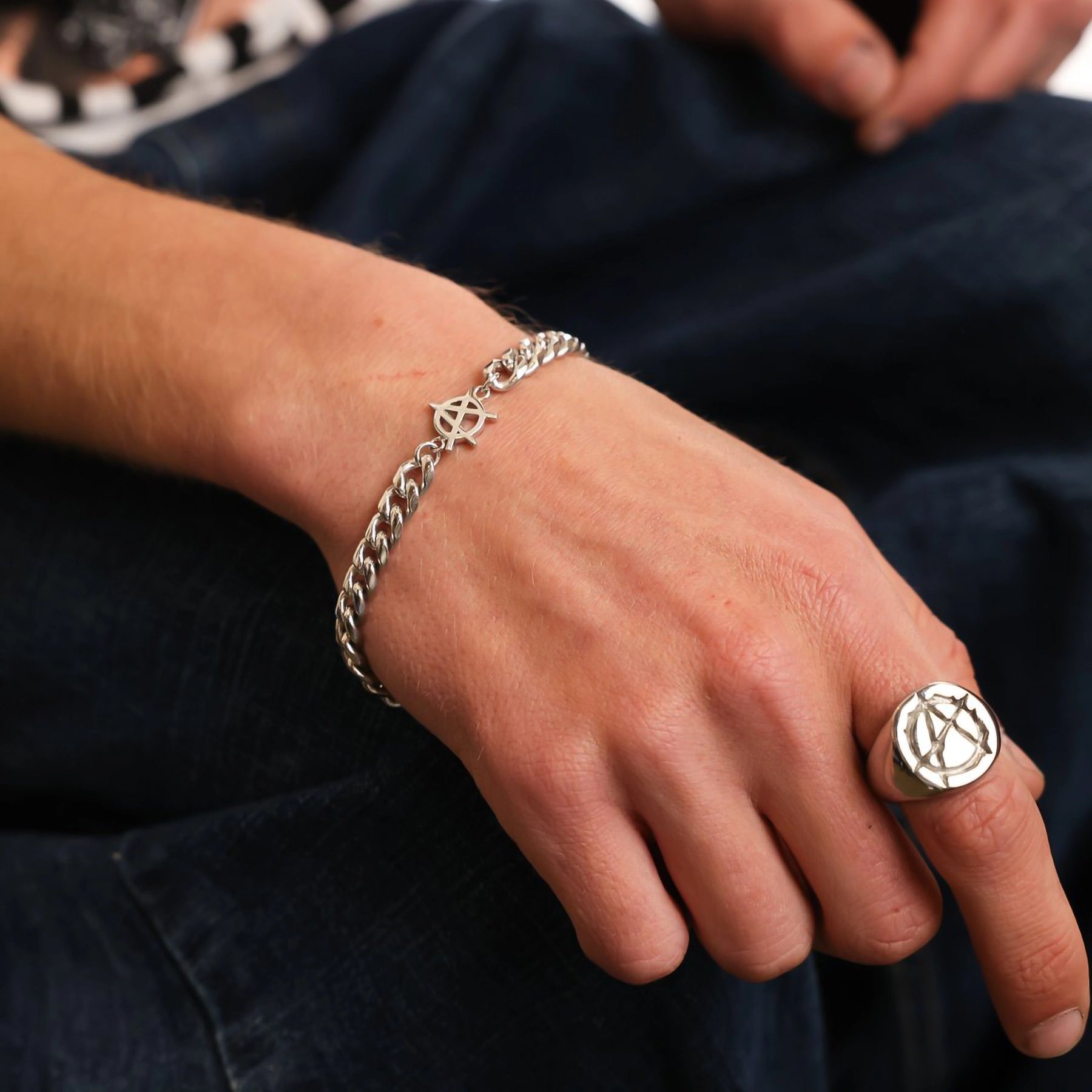 ANARCHY CUBAN BRACELET - Hard Jewelry™