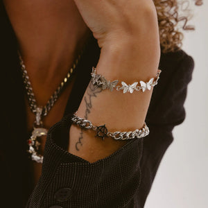ANARCHY CUBAN BRACELET - Hard Jewelry™