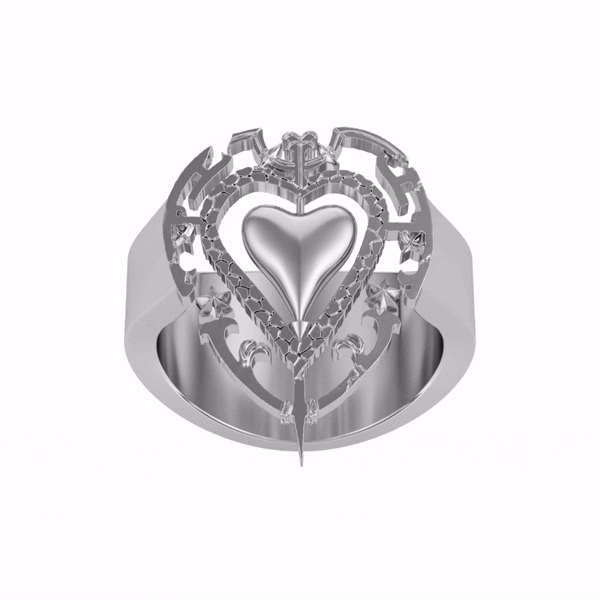 ANTIQUE HEART RING