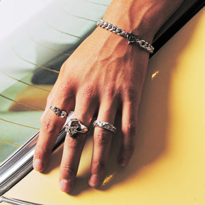 ANARCHY CUBAN BRACELET - Hard Jewelry™