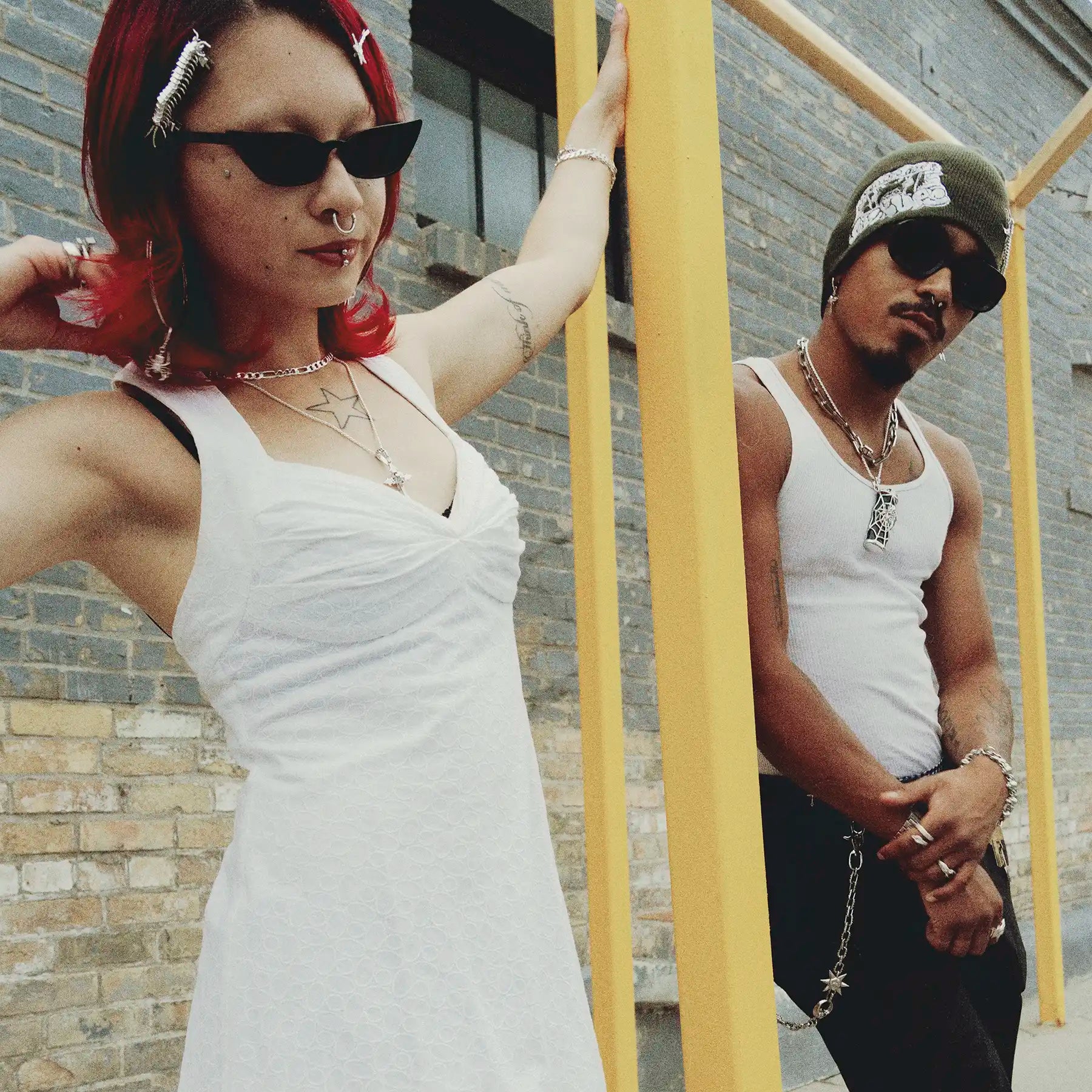 HEAVY SOLID SILVER FIGARO CHAIN - Hard Jewelry™