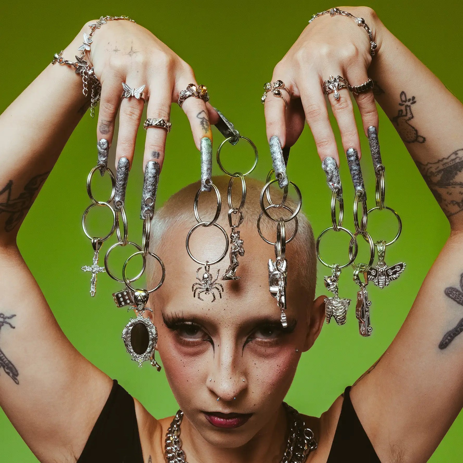 SPIDER SKULL PENDANT - Hard Jewelry™