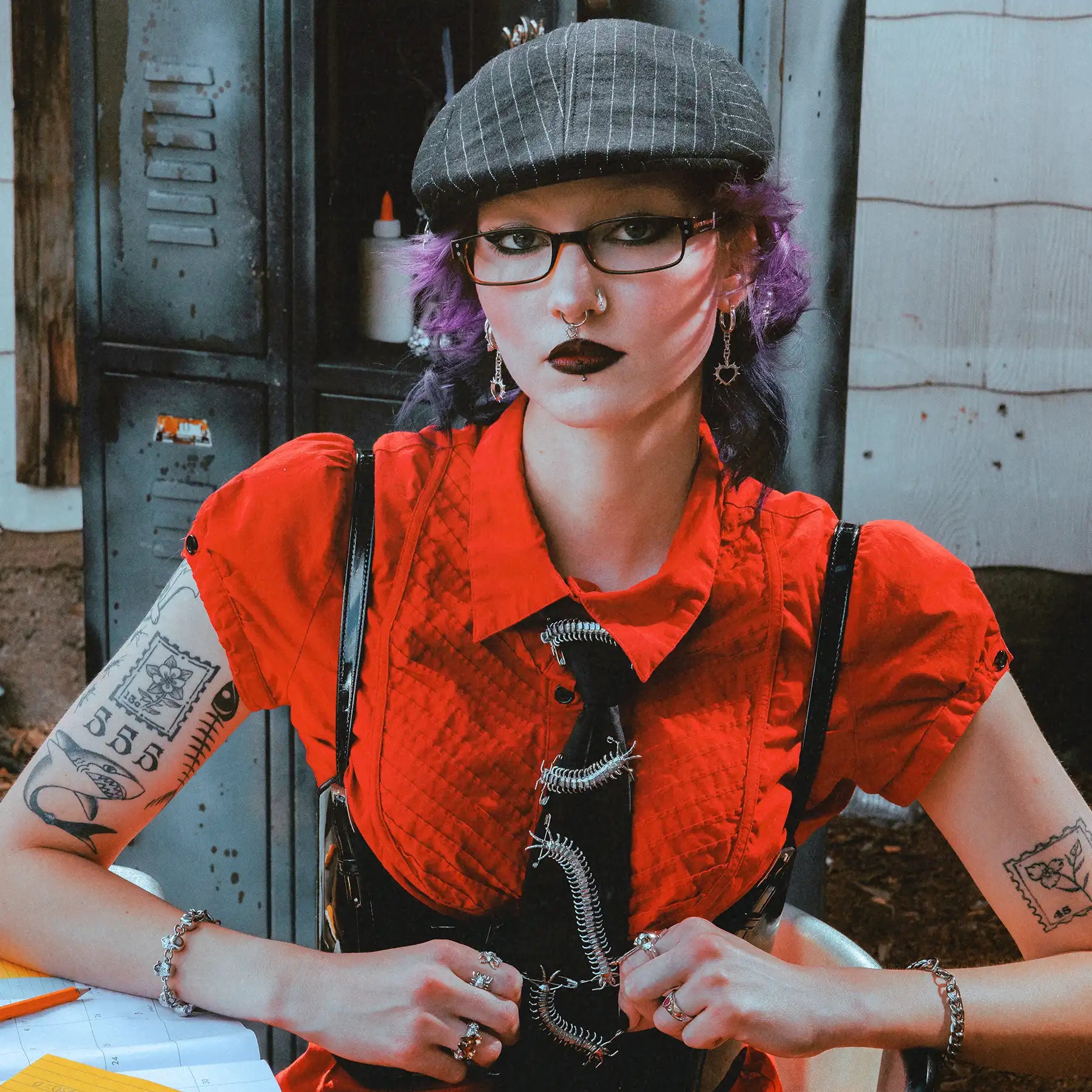 SPIKE HEART EARRING - Hard Jewelry™