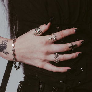 TRIBAL CROSS RING - Hard Jewelry™