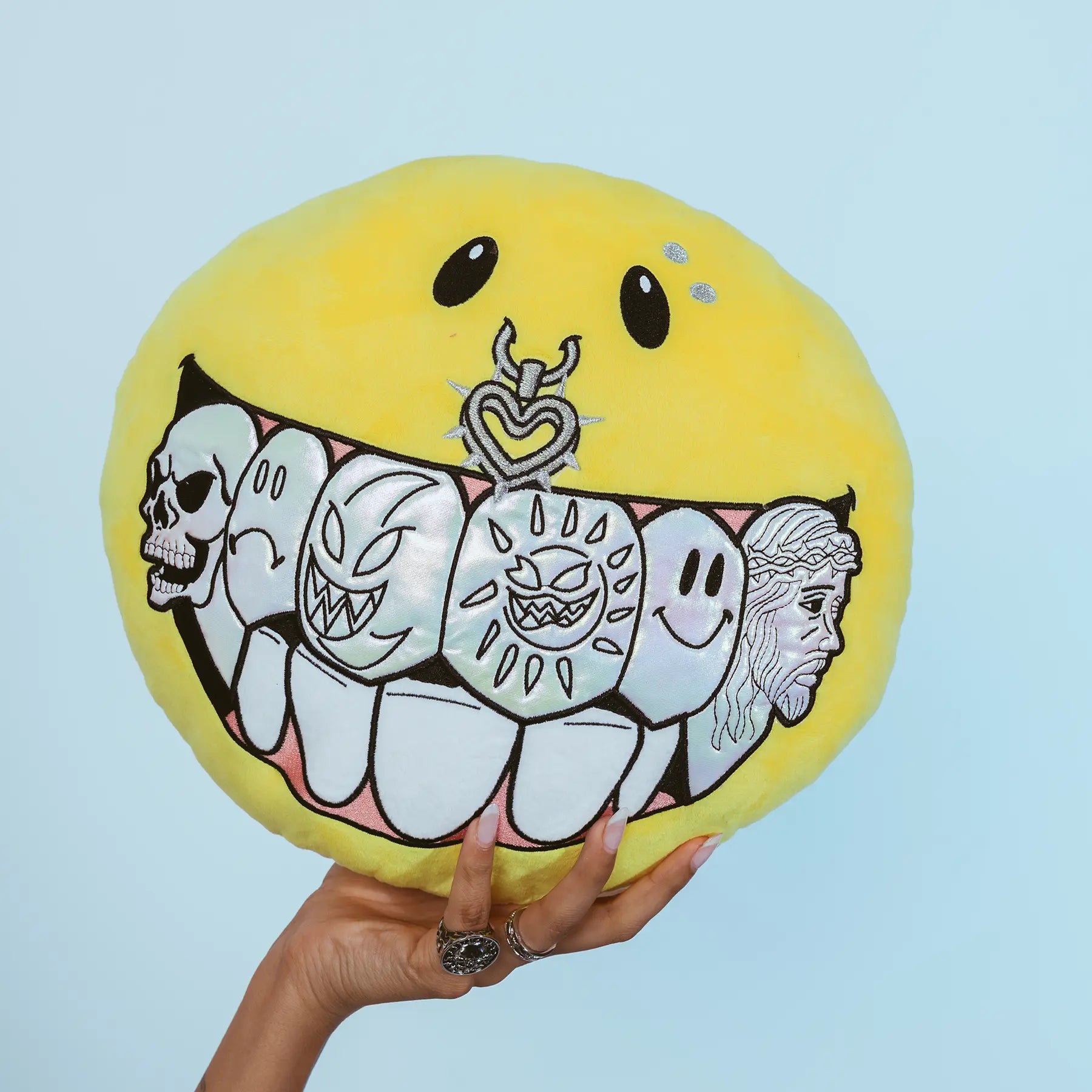 GUSHY, THE FLOODED SMILEY PLUSHIE