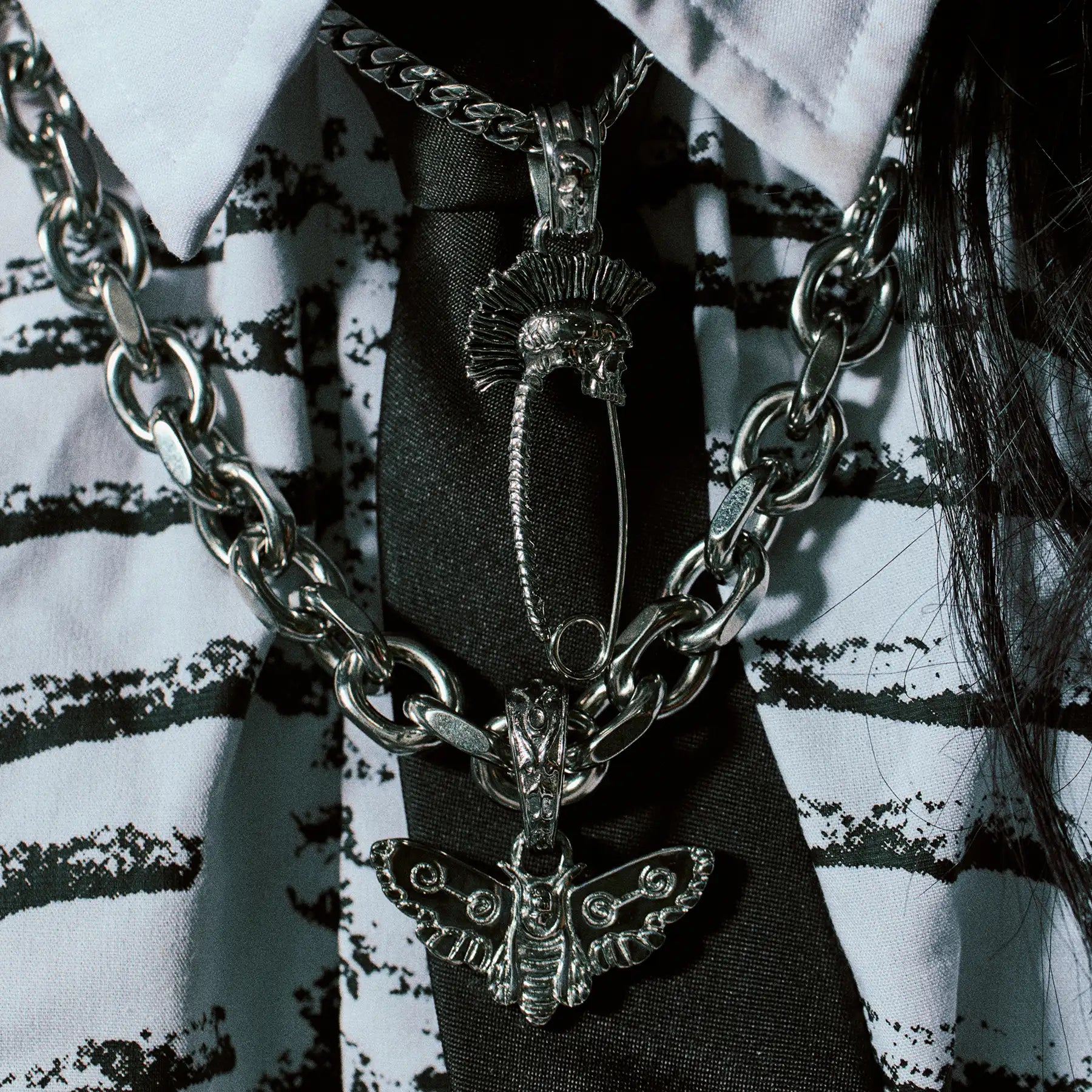 PUNK SAFETY PIN PENDANT - Hard Jewelry™