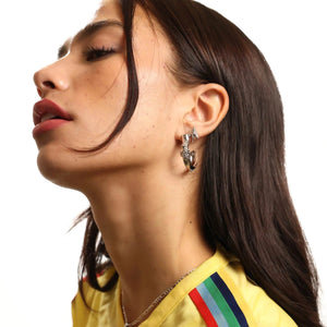 CONDEMNED OPEN HOOP EARRING - Hard Jewelry™