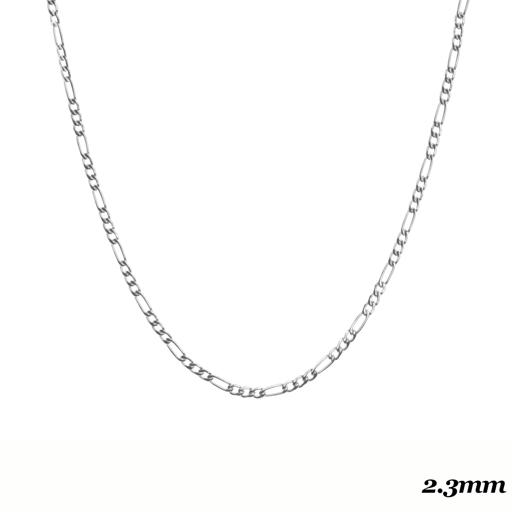 STAINLESS STEEL FIGARO CHAIN
