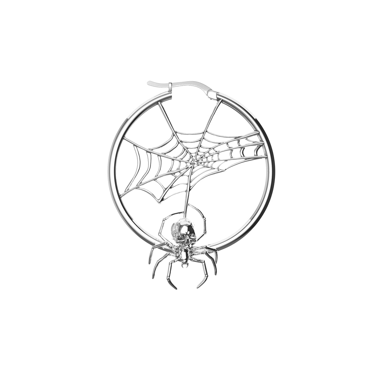 SPIDER HOOP EARRING