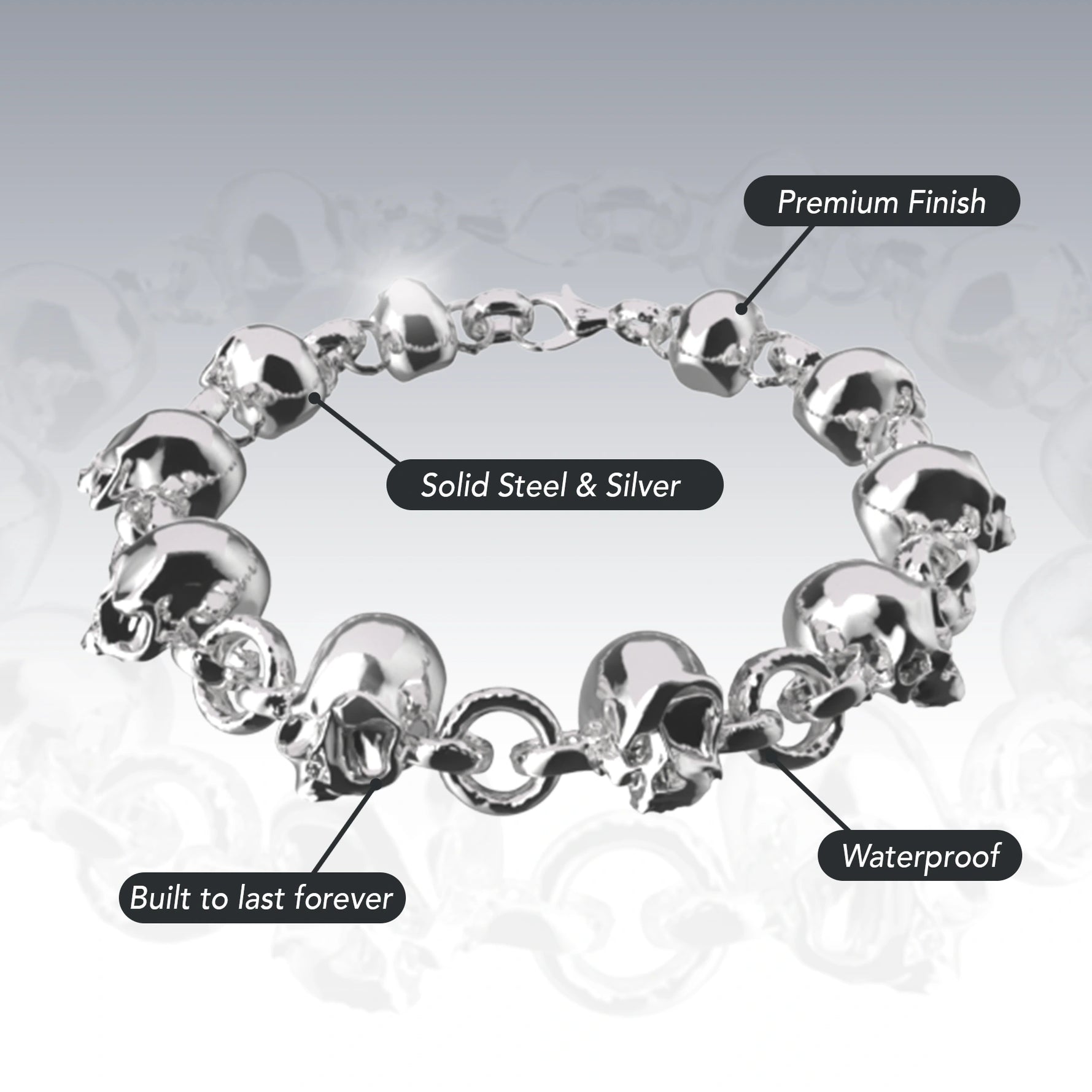 10 STAGES OF ADDICTION BRACELET