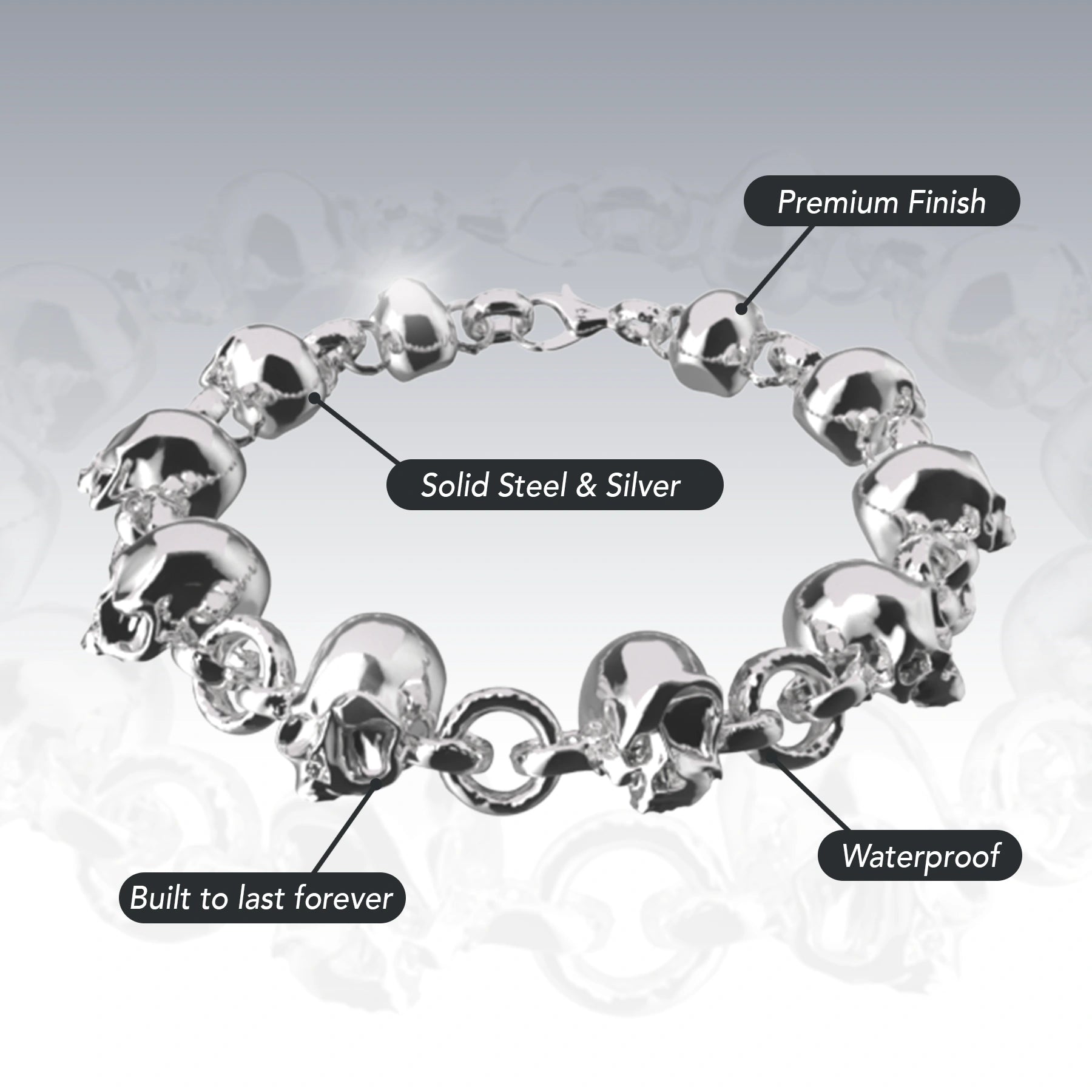 10 STAGES OF ADDICTION BRACELET