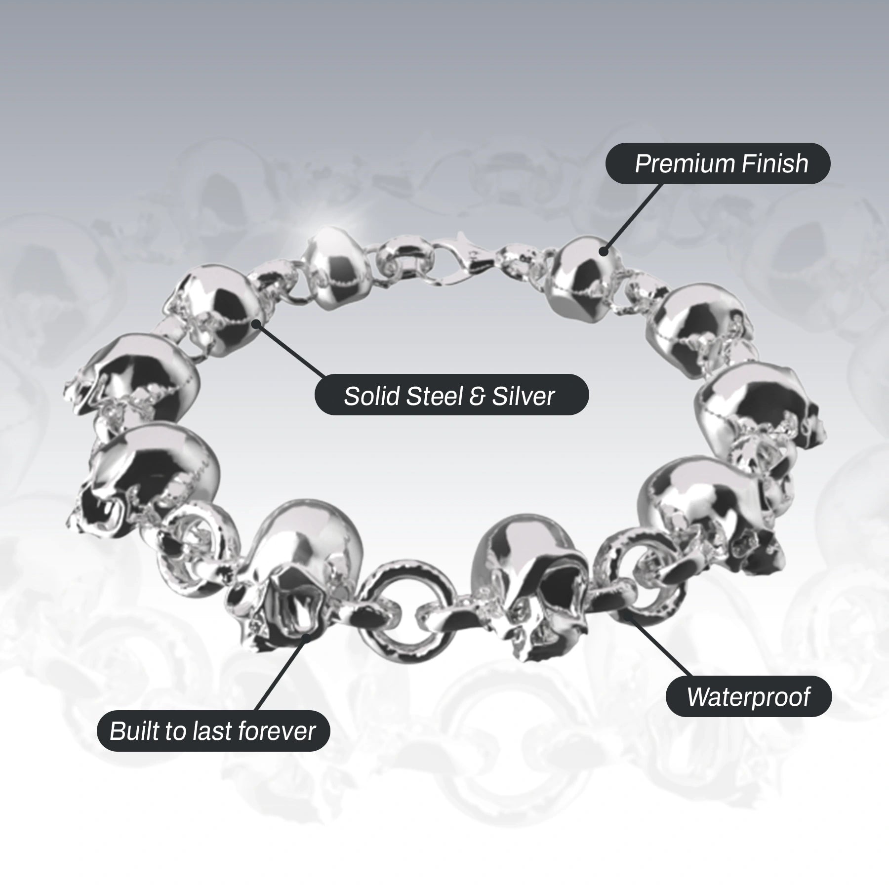 10 STAGES OF ADDICTION BRACELET