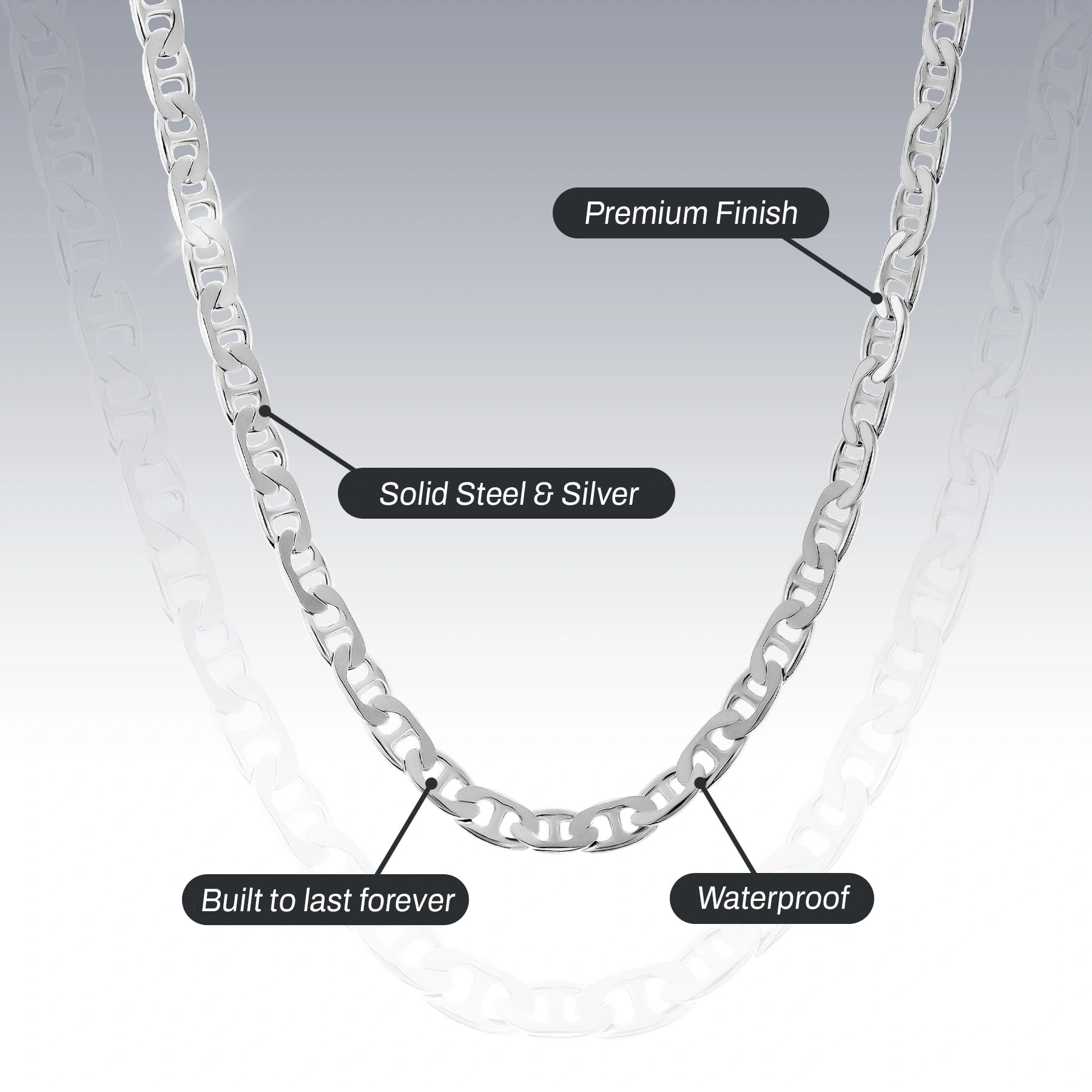 STAINLESS STEEL MARINER CHAIN