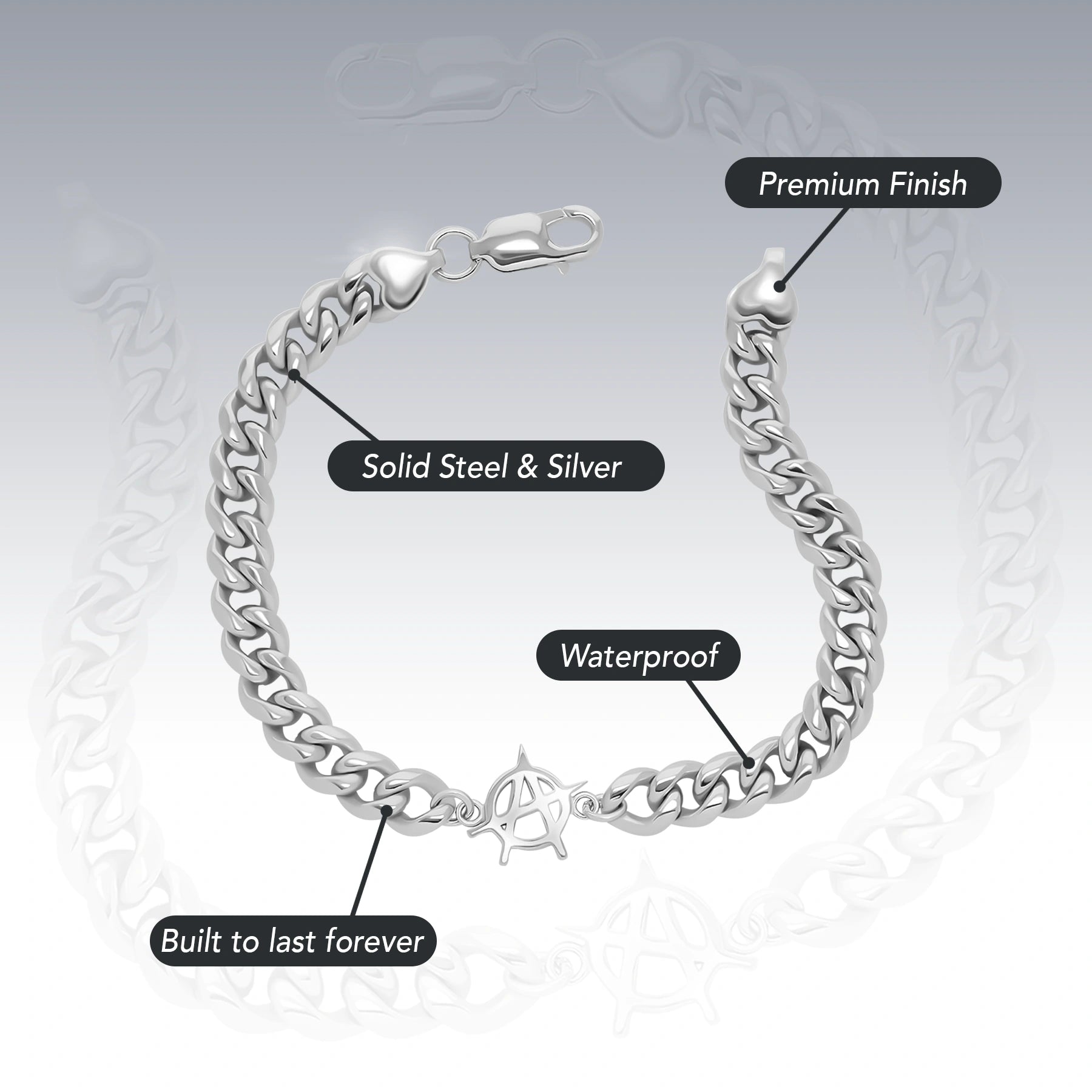 ANARCHY CUBAN BRACELET