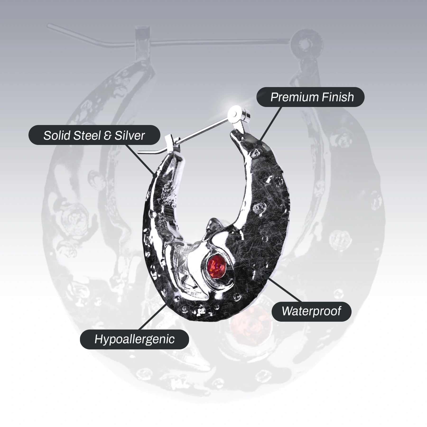 LUNA HOOP EARRING