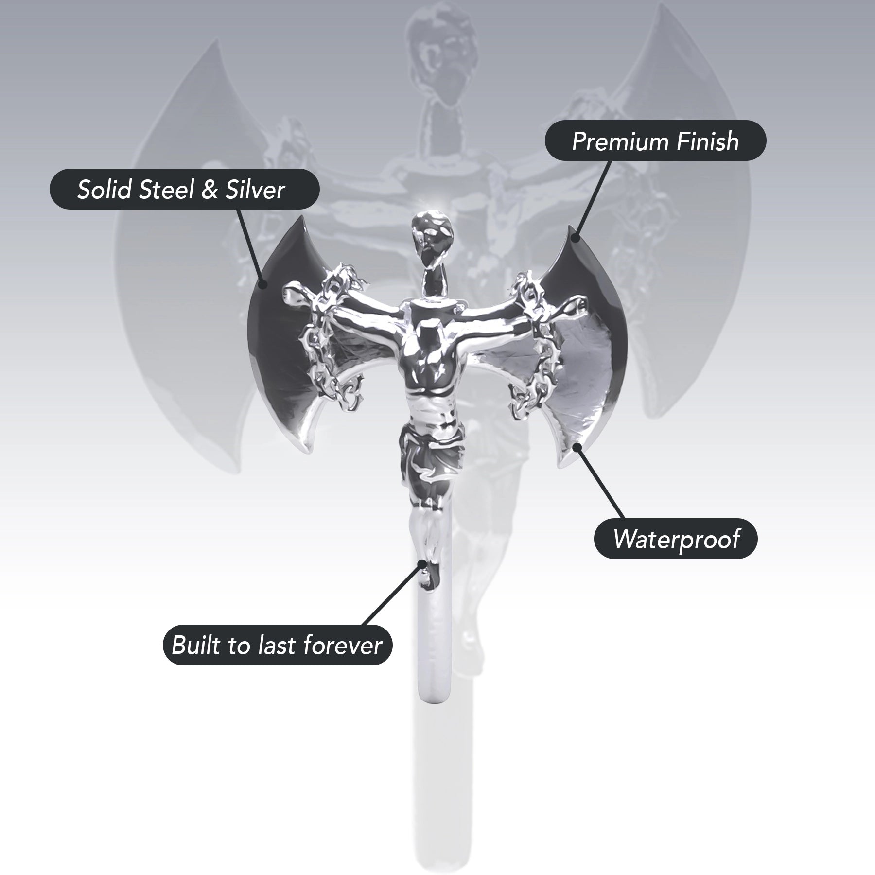 RELIGION IS WAR PENDANT