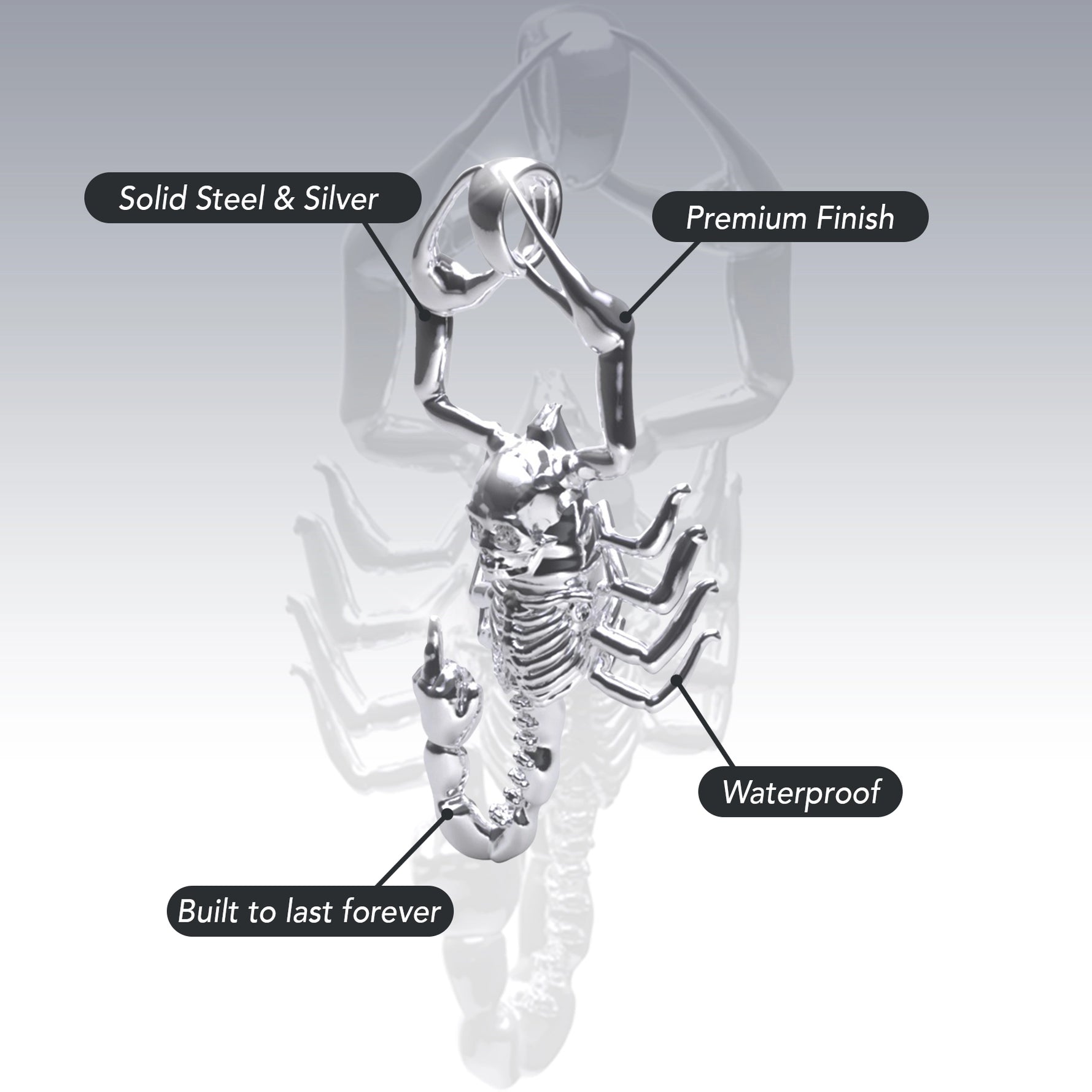 RISING SCORPIO PENDANT