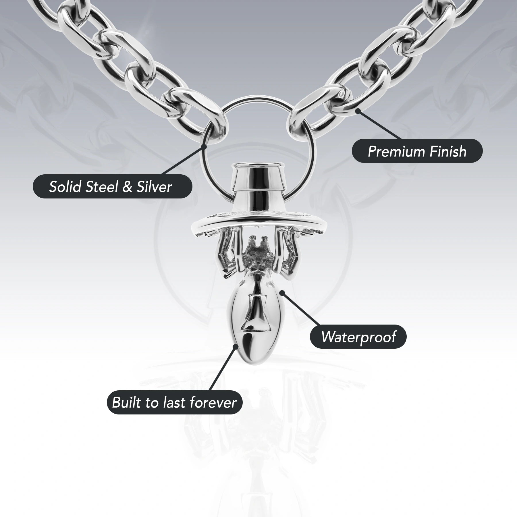 SPIDER PACIFIER CHAIN