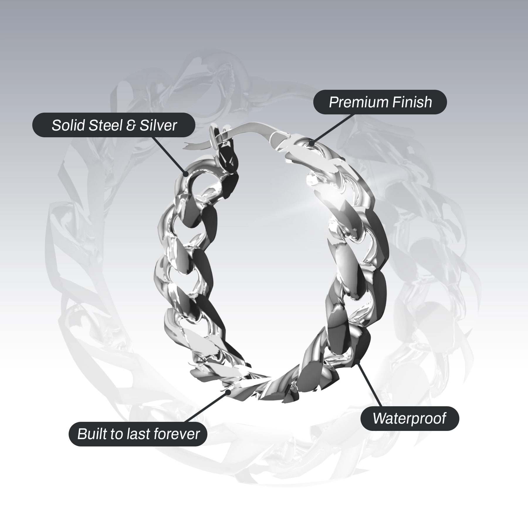 CUBAN HOOP EARRINGS