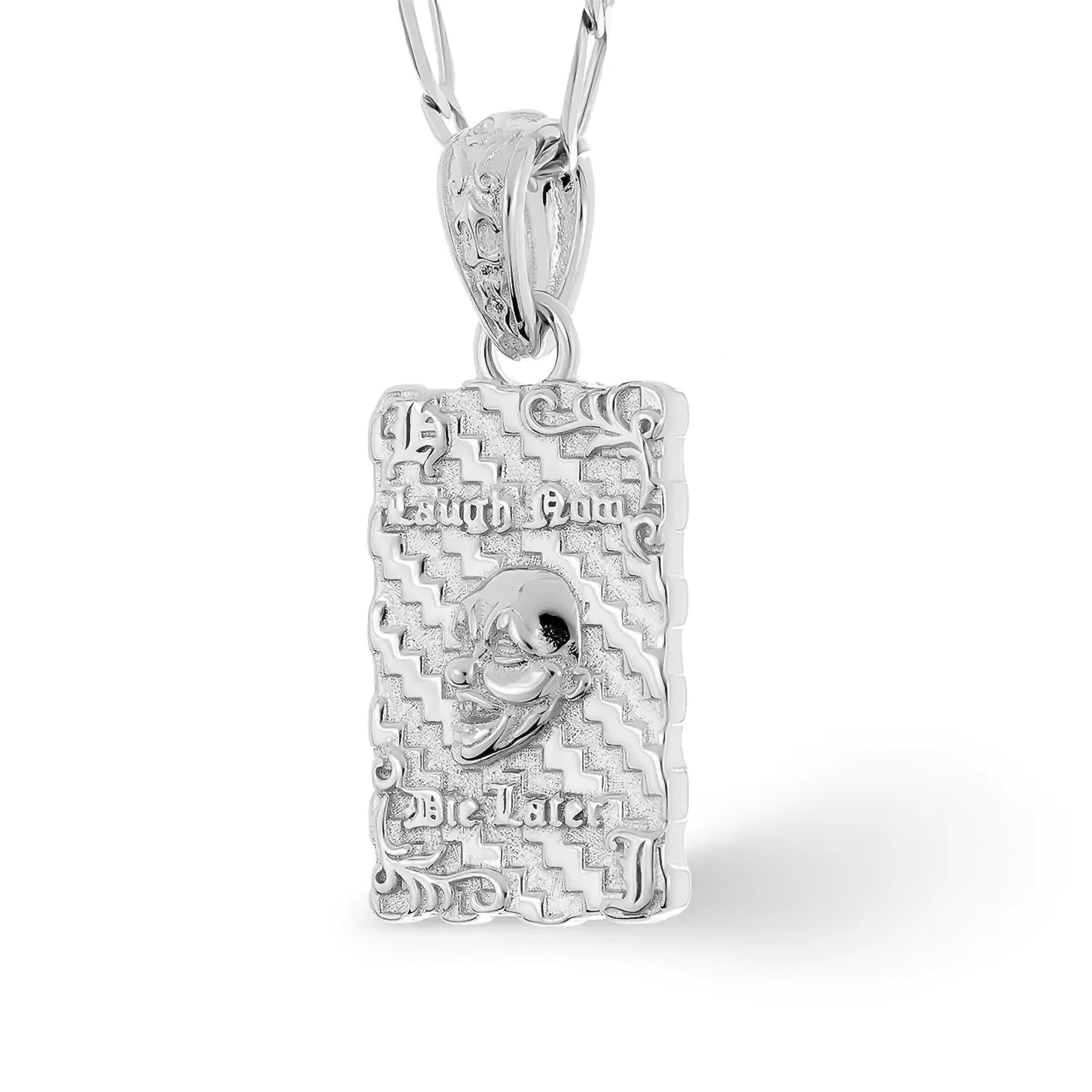 LAUGH NOW, DIE LATER PENDANT - Hard Jewelry™