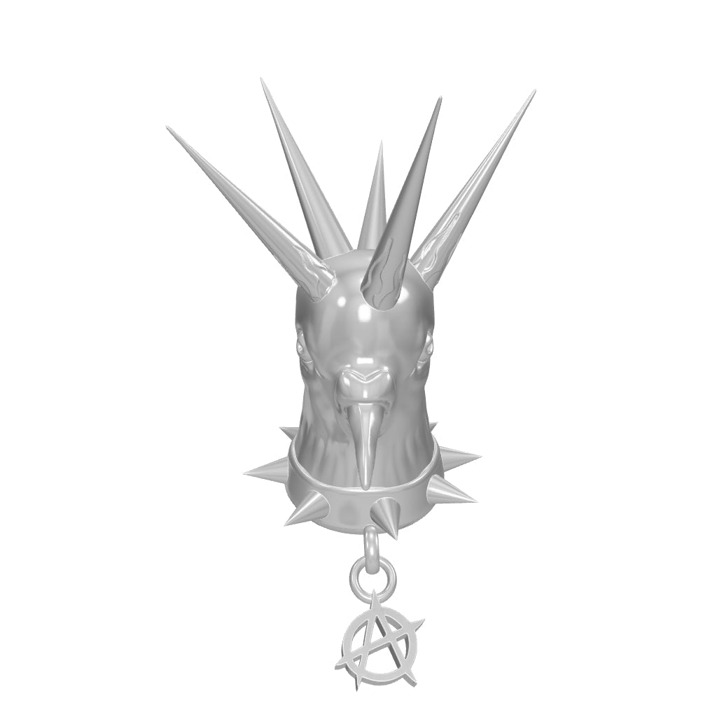 PHOENIX THE PUNK PIGEON JEWELRY HOLDER