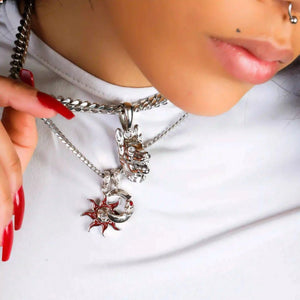 SUNNY THE SOMBER SUN PENDANT - Hard Jewelry™