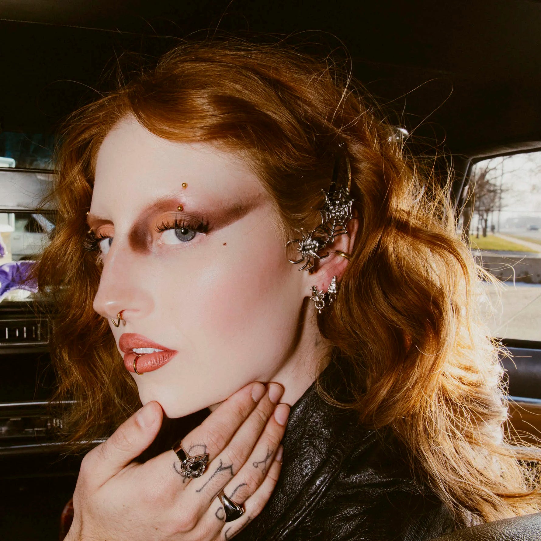 "NOSE" STUD EARRING - Hard Jewelry™