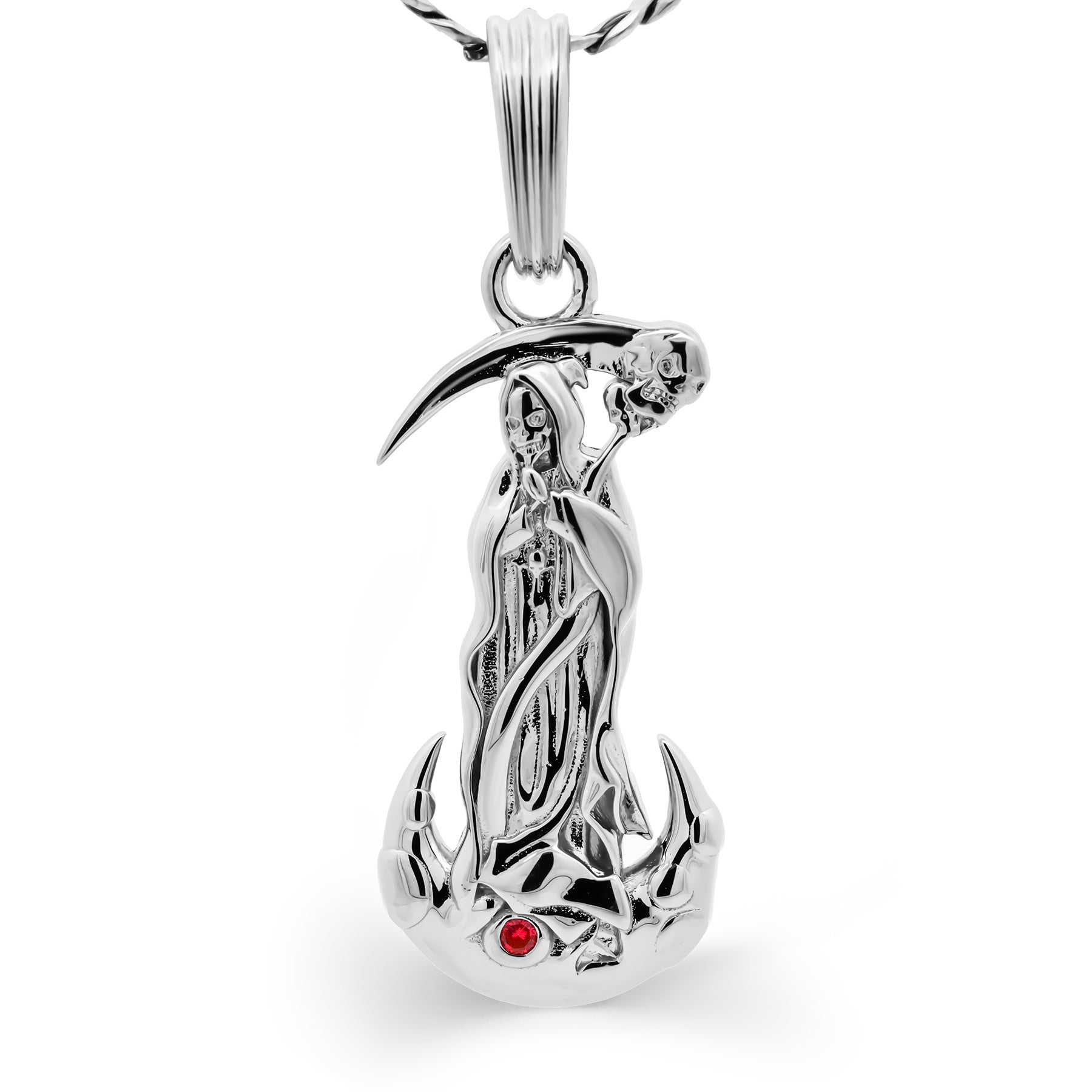 UPGRADED SANTA MUERTE PENDANT – Hard Jewelry™