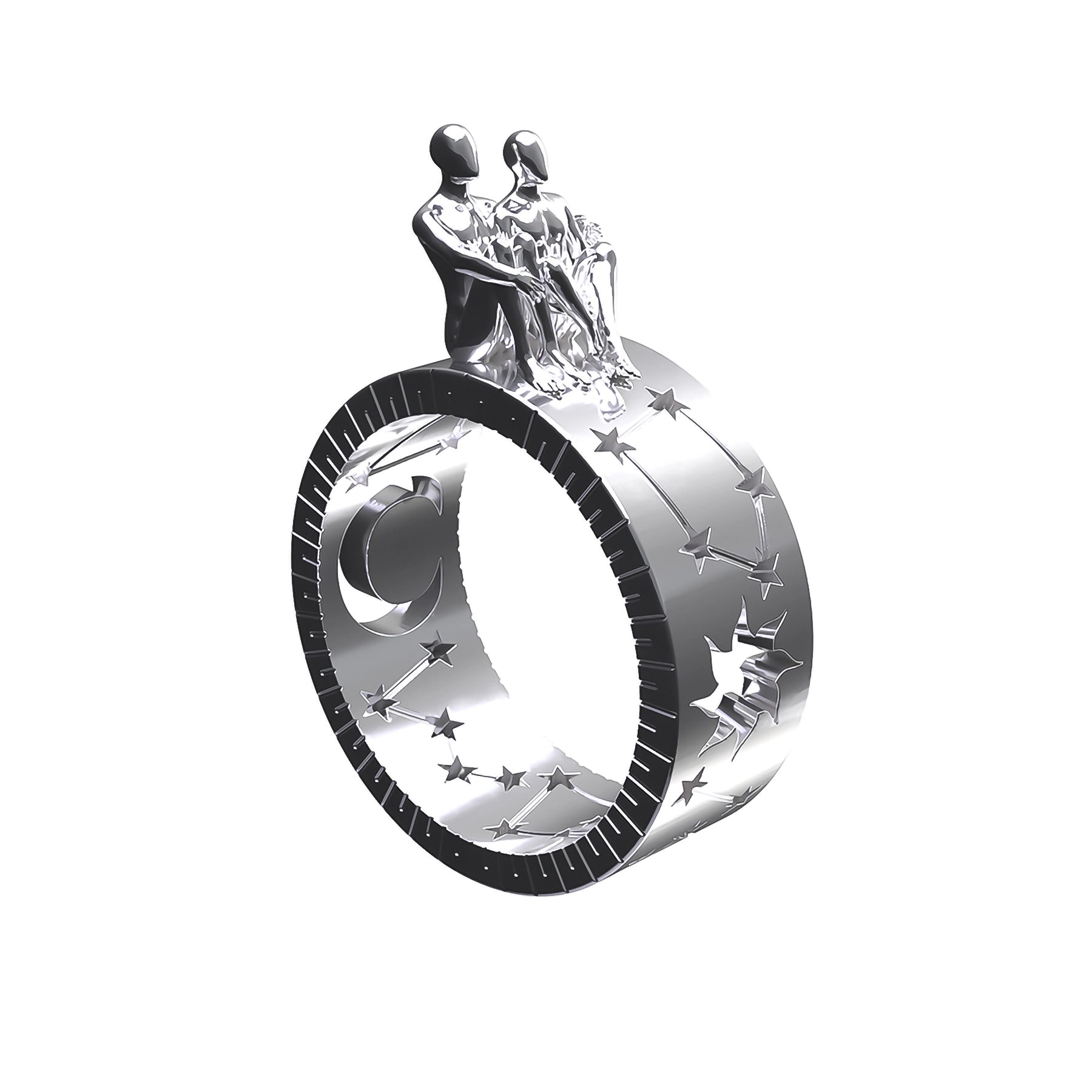 RAJAS Ring & Magatama シルバー STARGAZERS RING – Hard Jewelry™
