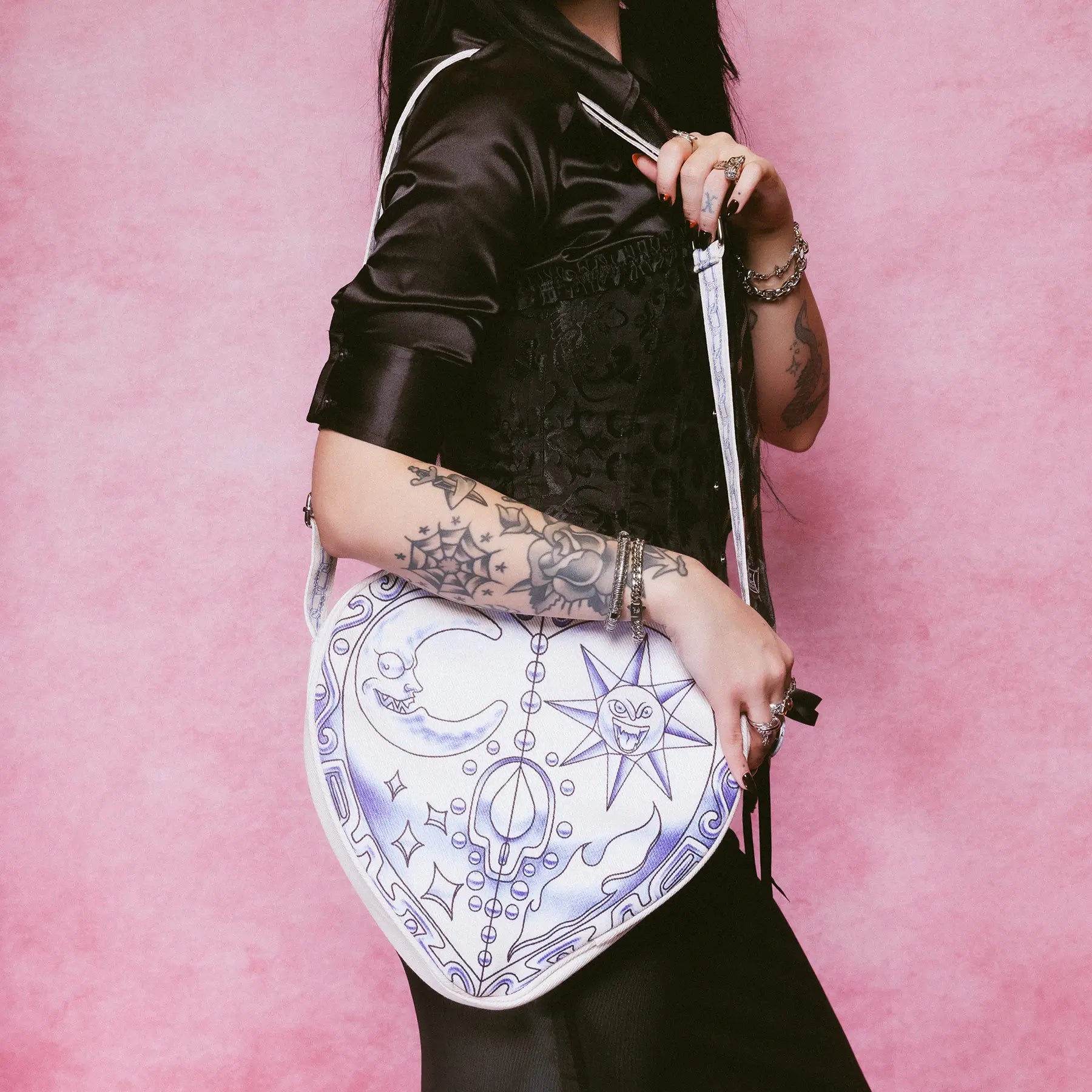 COSMIC HEART TOTE BAG - Hard Jewelry™