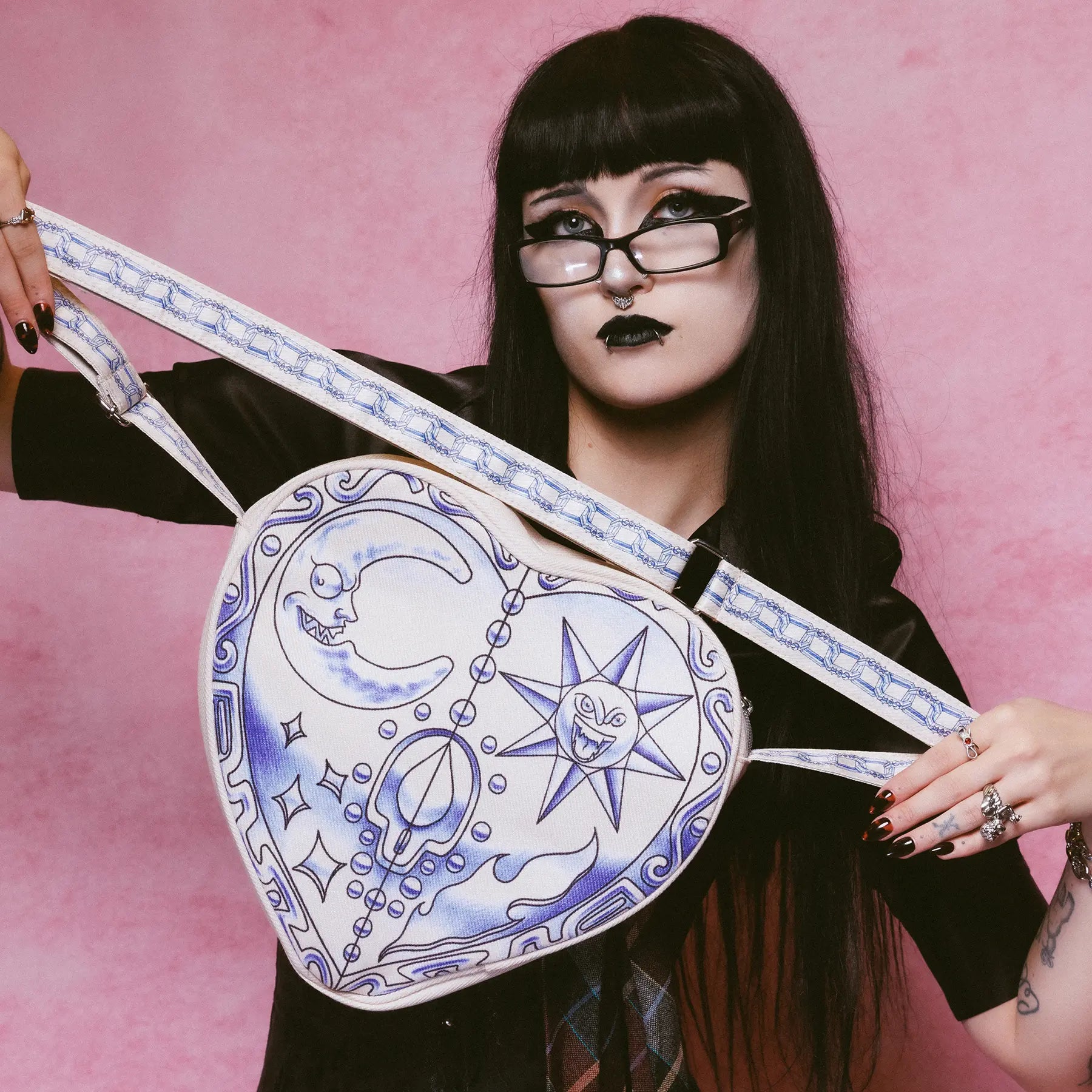 COSMIC HEART TOTE BAG - Hard Jewelry™