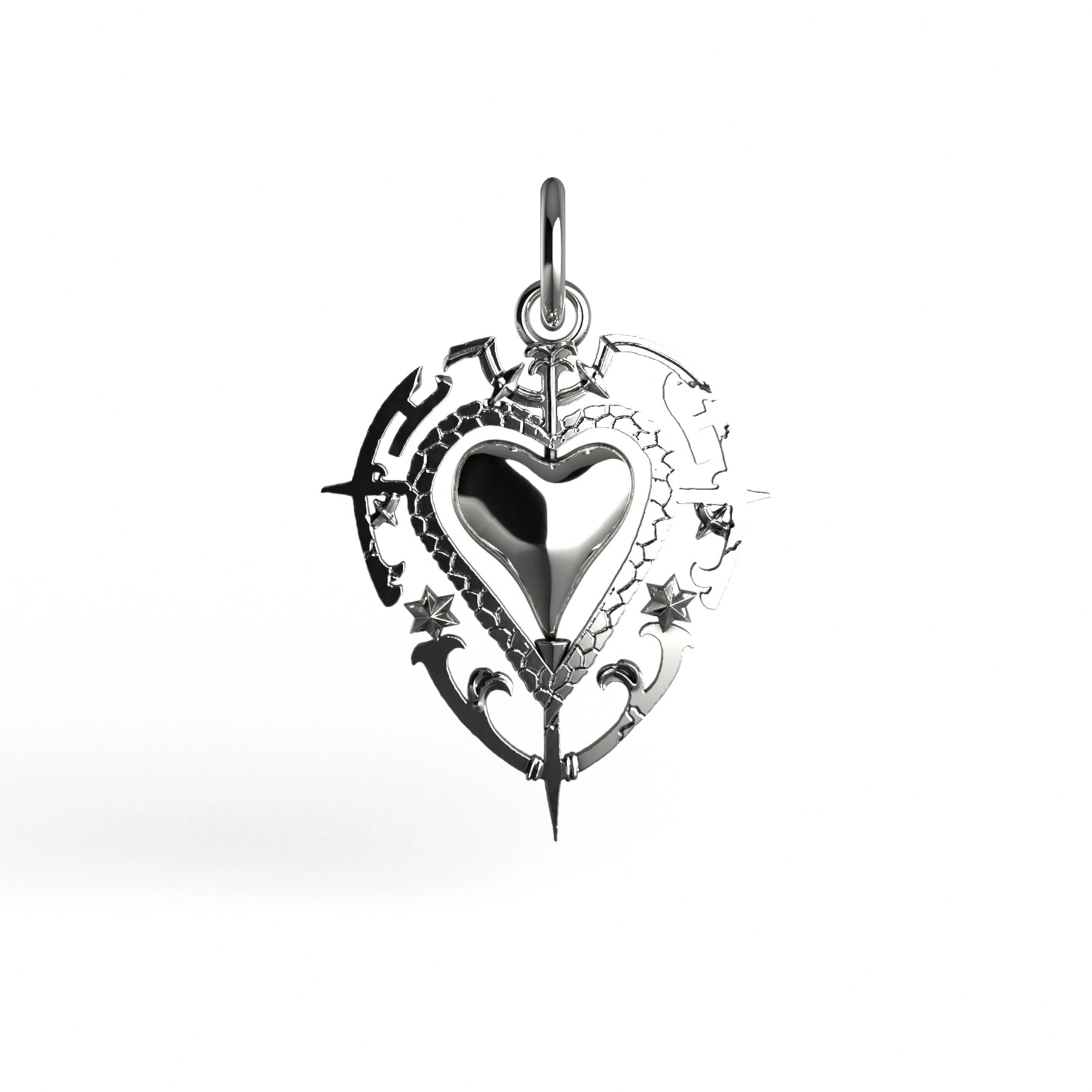 Antique Heart Pendant - Hard Jewelry™