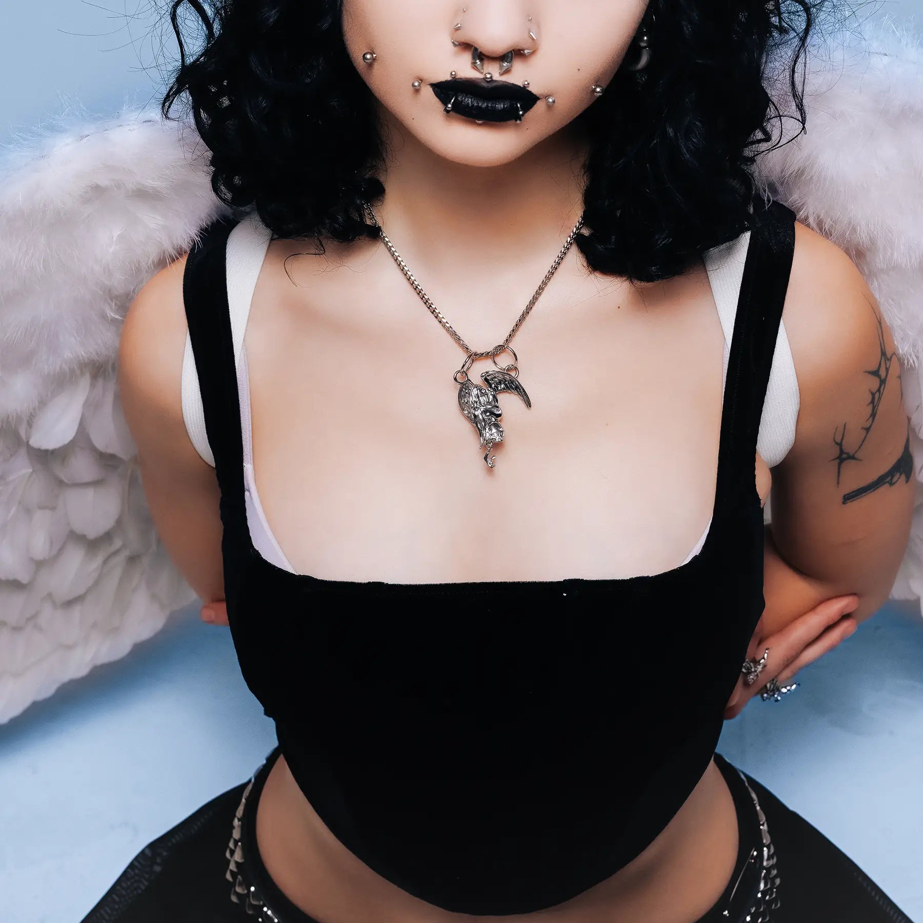 WEEPING ANGEL PENDANT - Hard Jewelry™