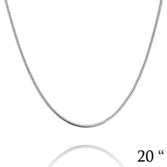 SOLID .925 STERLING SILVER / 1.3MM / 20”