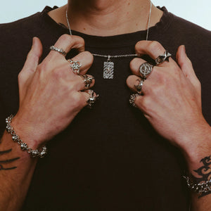 10 STAGES OF ADDICTION BRACELET - Hard Jewelry™