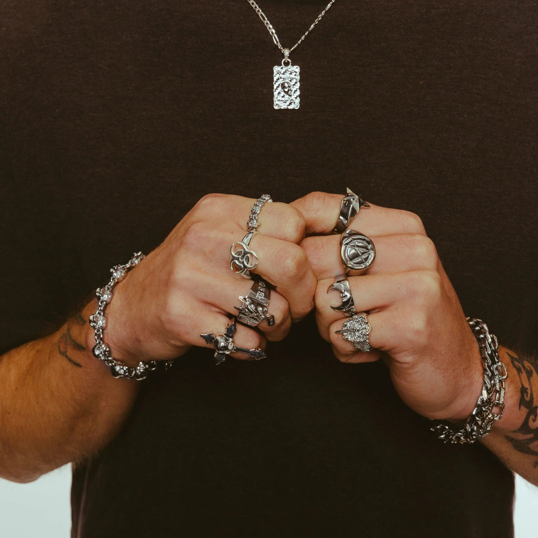 10 STAGES OF ADDICTION BRACELET - Hard Jewelry™