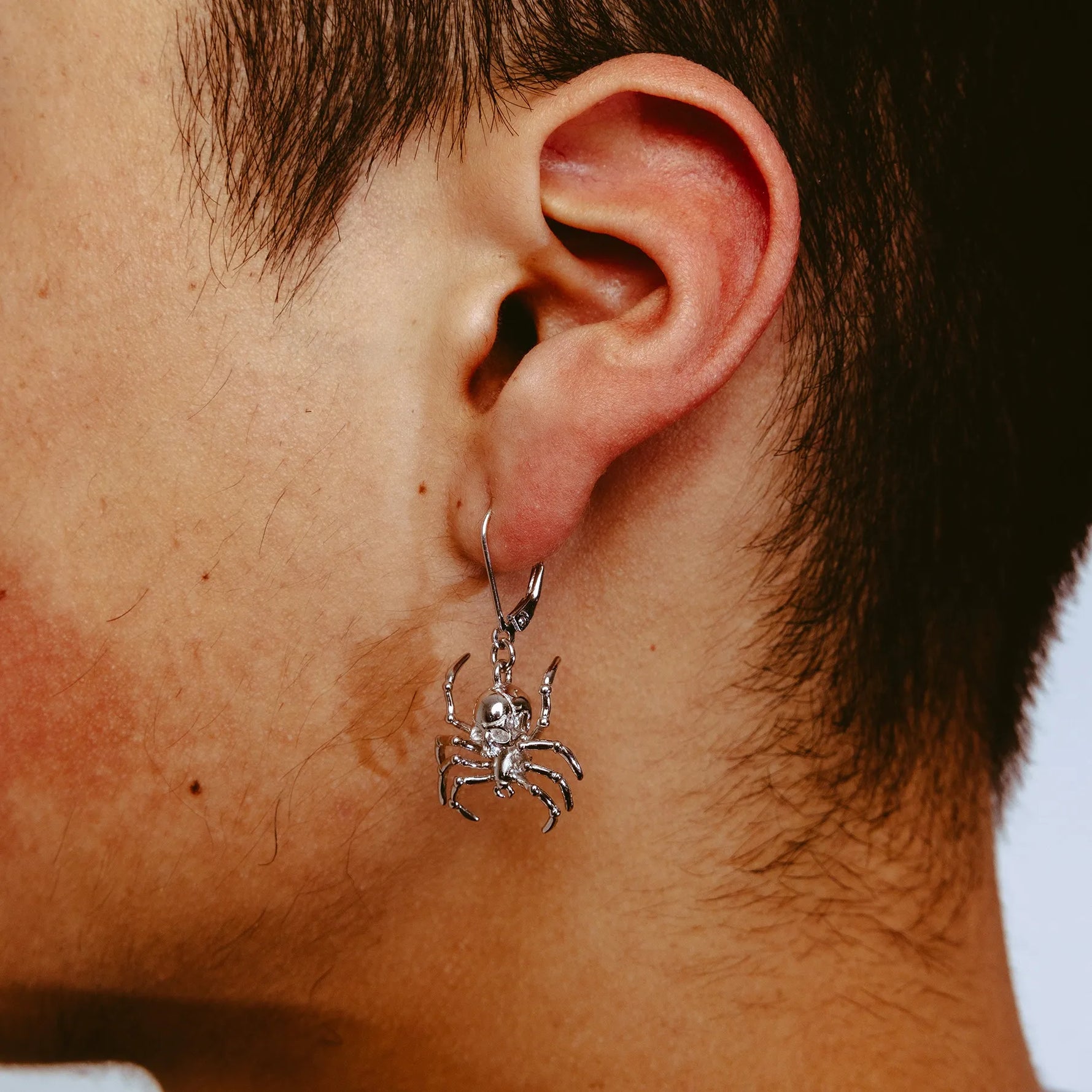 SPIDER SKULL EARRING