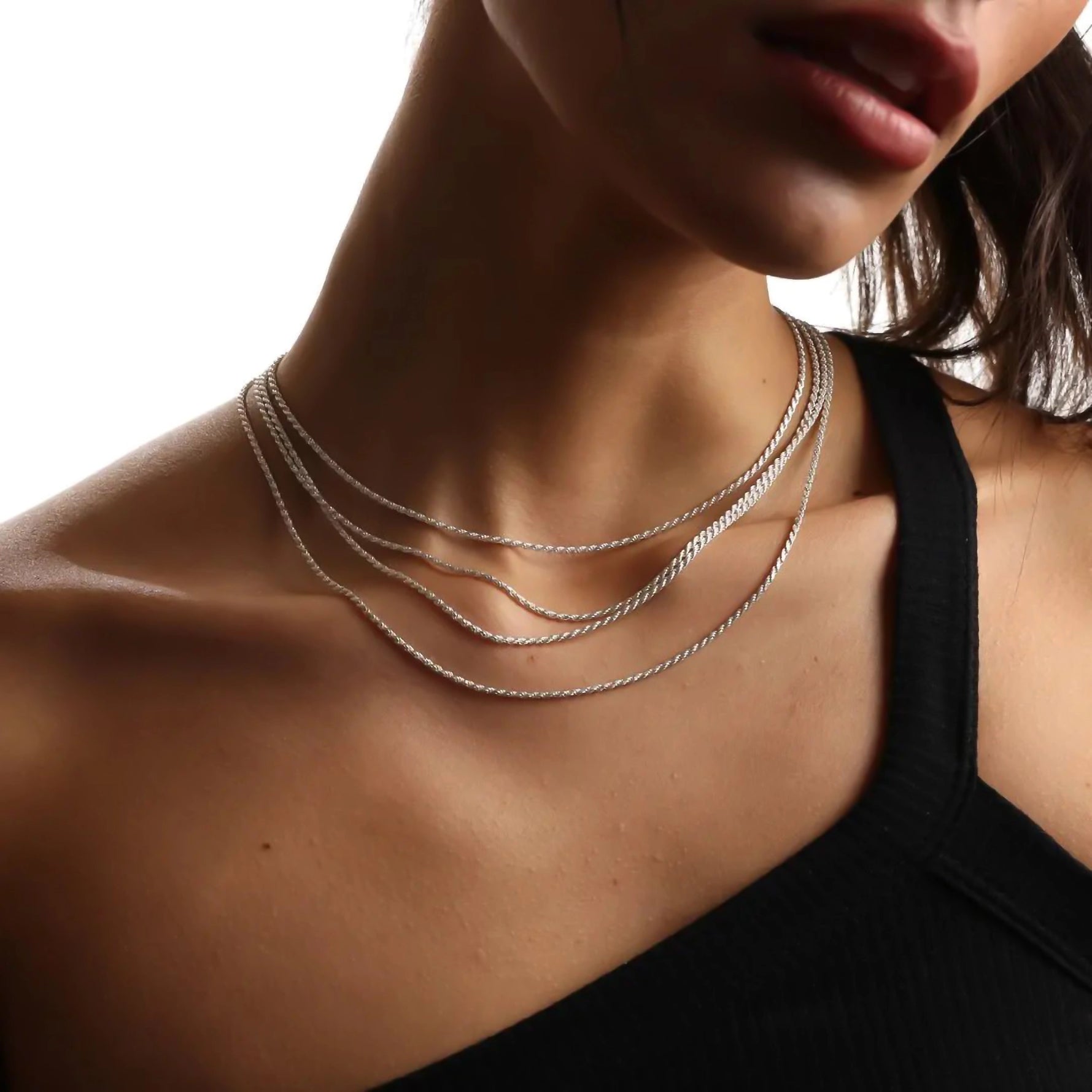 2MM STERLING SILVER ROPE CHAIN - Hard Jewelry™