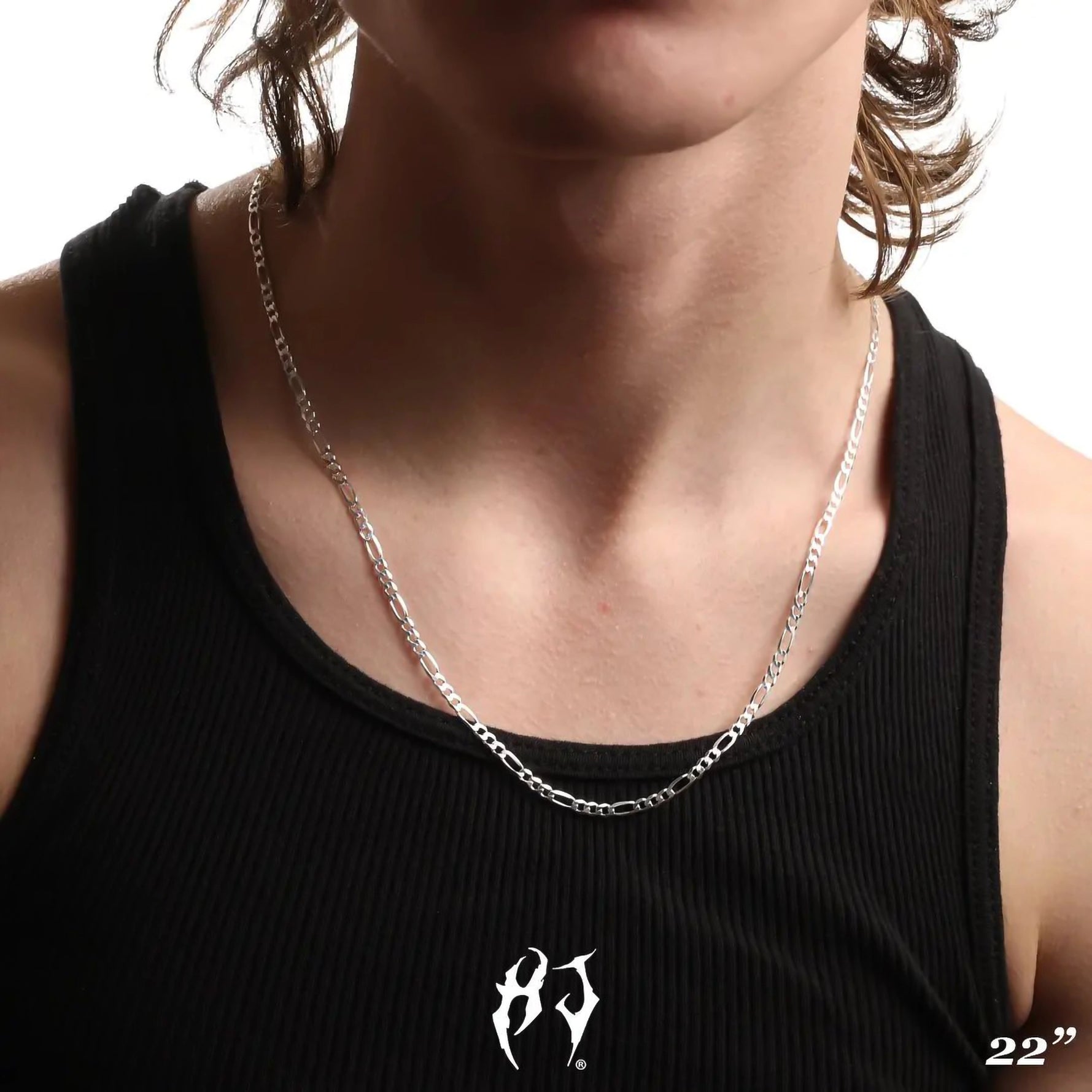 3MM STERLING SILVER FIGARO CHAIN - Hard Jewelry™