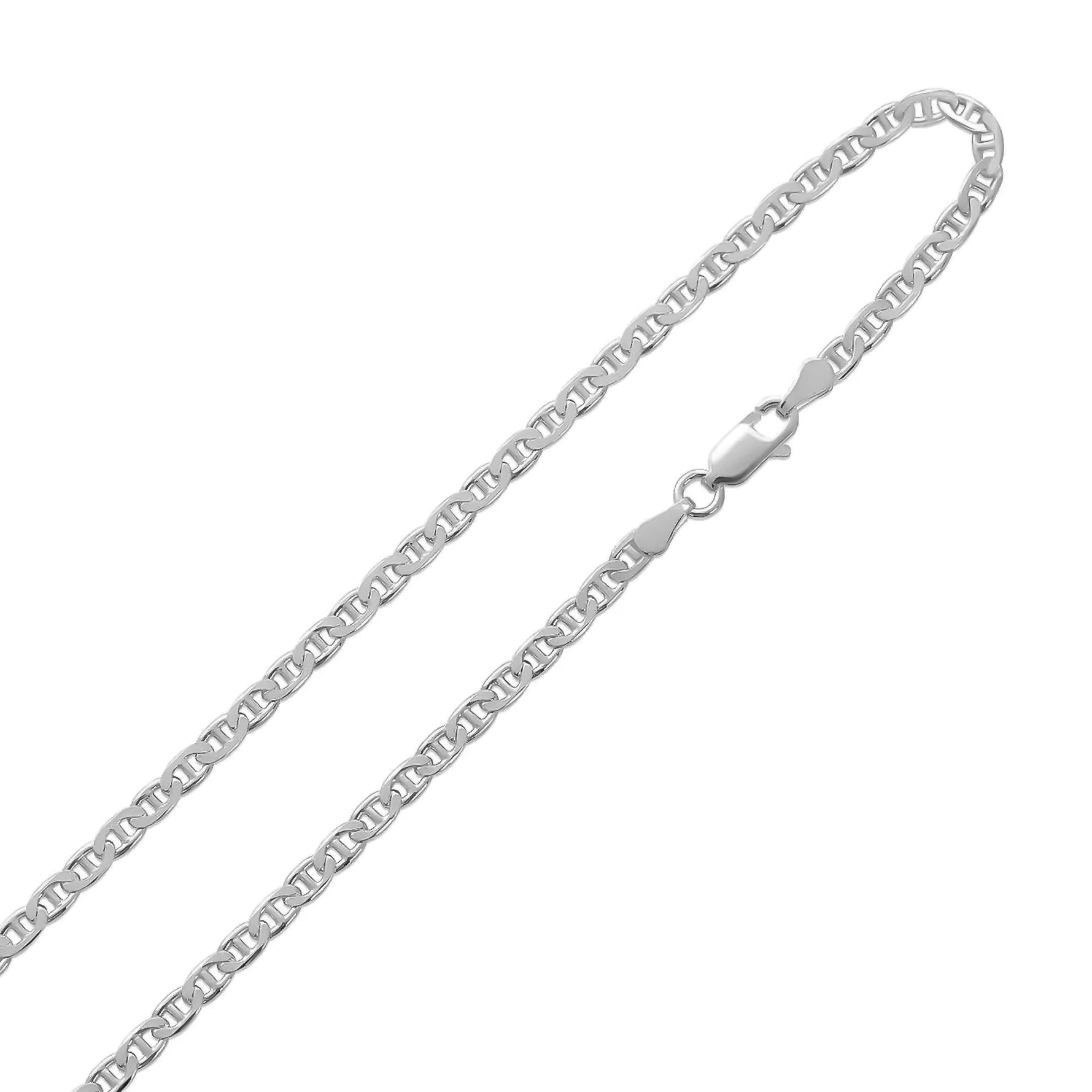 3MM STERLING SILVER MARINER CHAIN - Hard Jewelry™