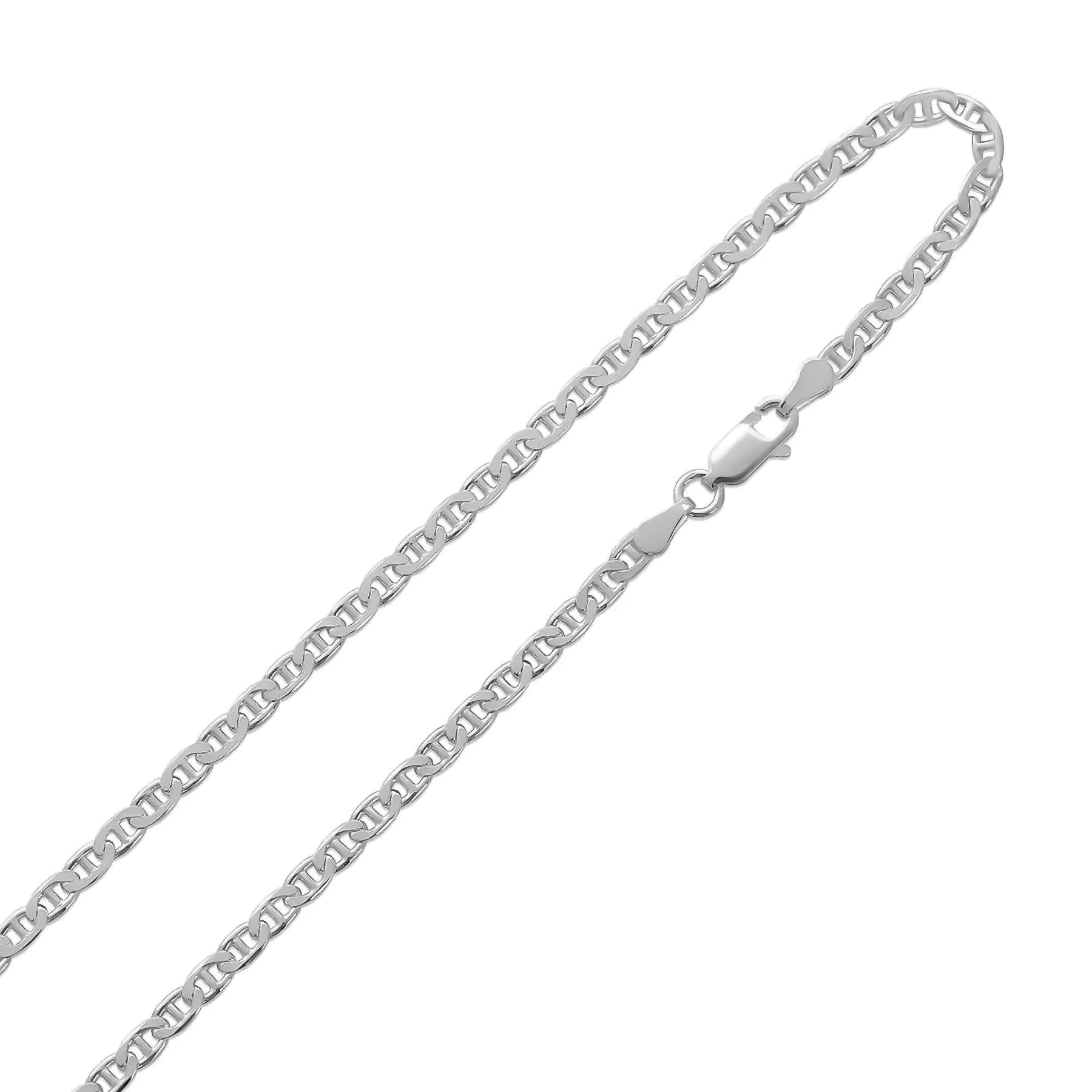3MM STERLING SILVER MARINER CHAIN - Hard Jewelry™