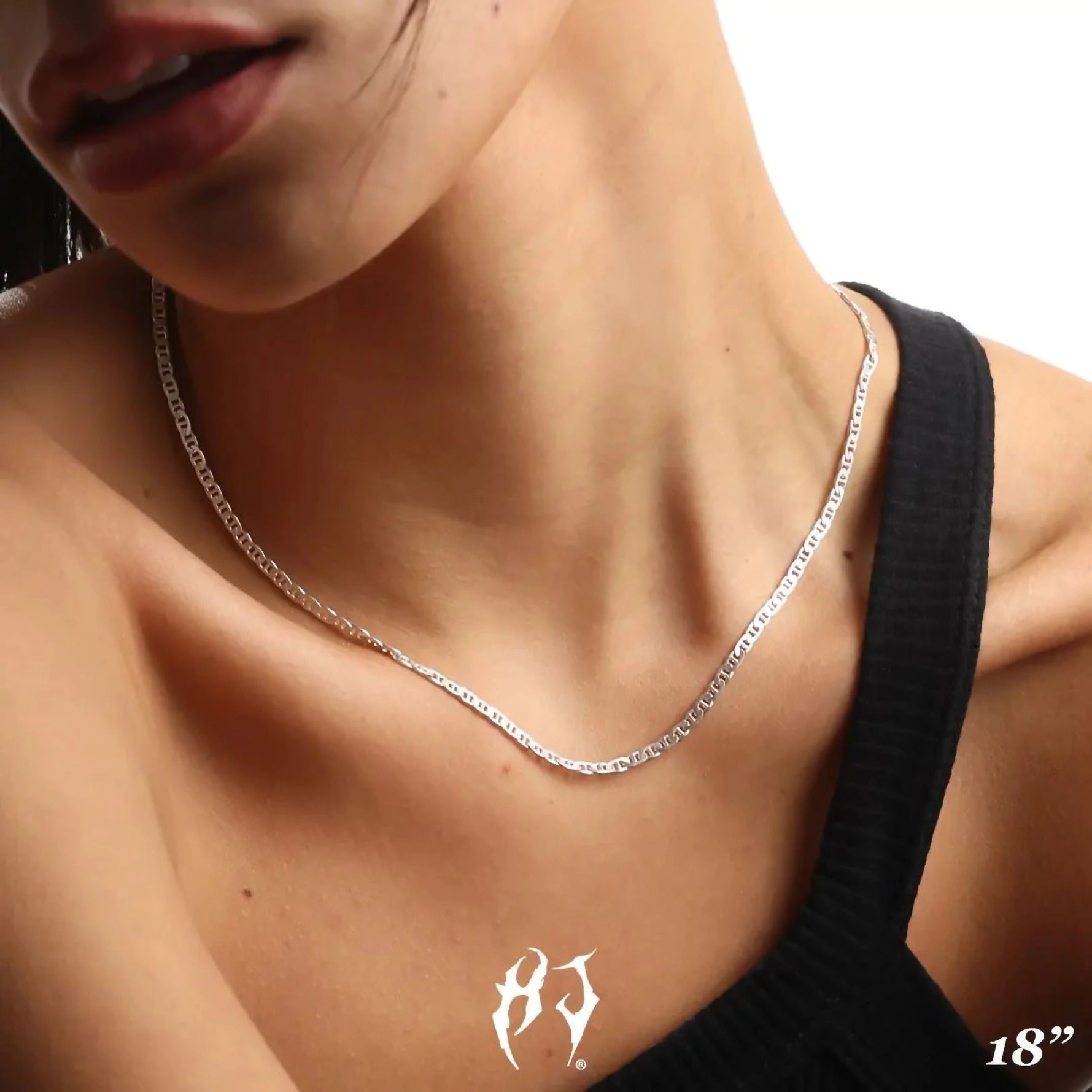 3MM STERLING SILVER MARINER CHAIN - Hard Jewelry™