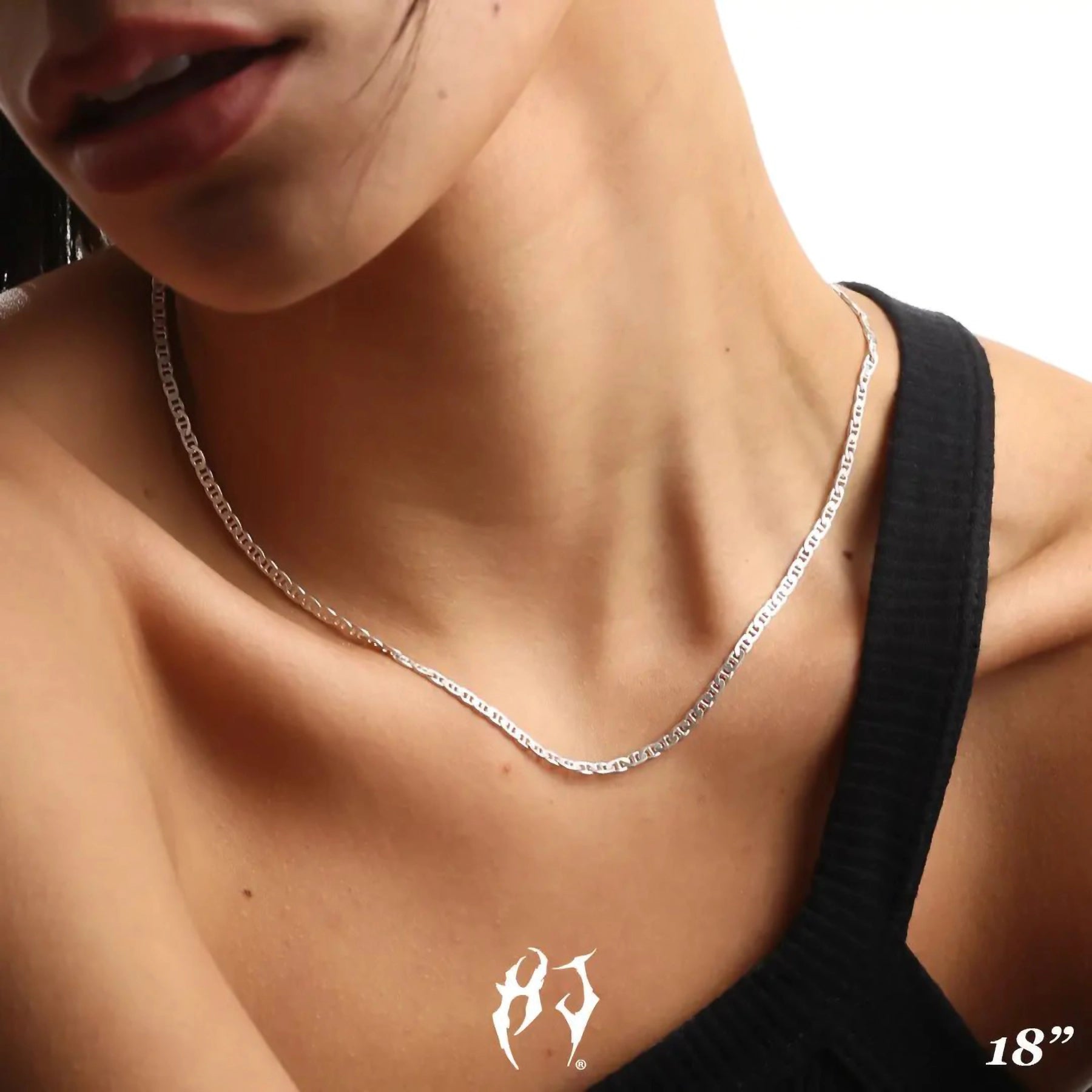 3MM STERLING SILVER MARINER CHAIN - Hard Jewelry™