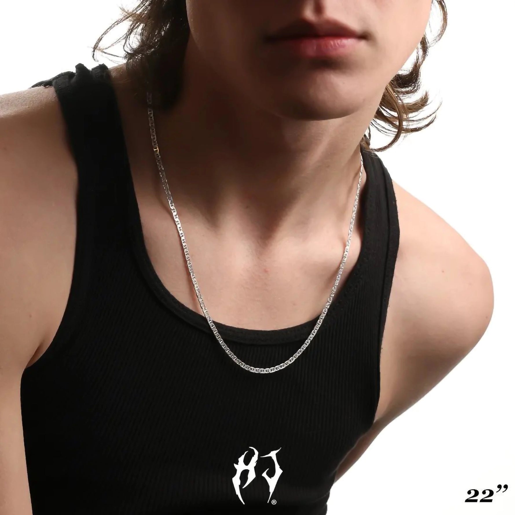 3MM STERLING SILVER MARINER CHAIN - Hard Jewelry™