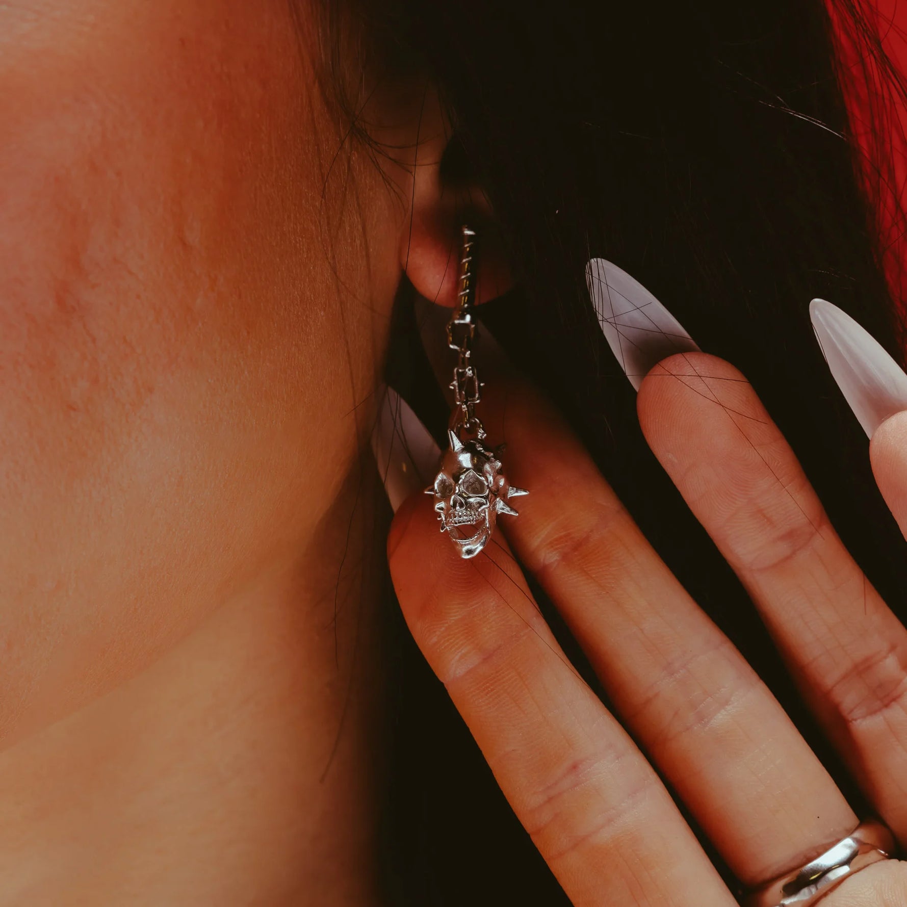6TH CIRCLE OF HELL EARRING - Hard Jewelry™