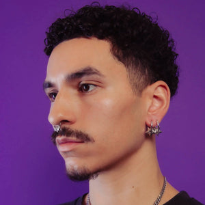 ASTROLOGY STAR HOOP EARRING - Hard Jewelry™