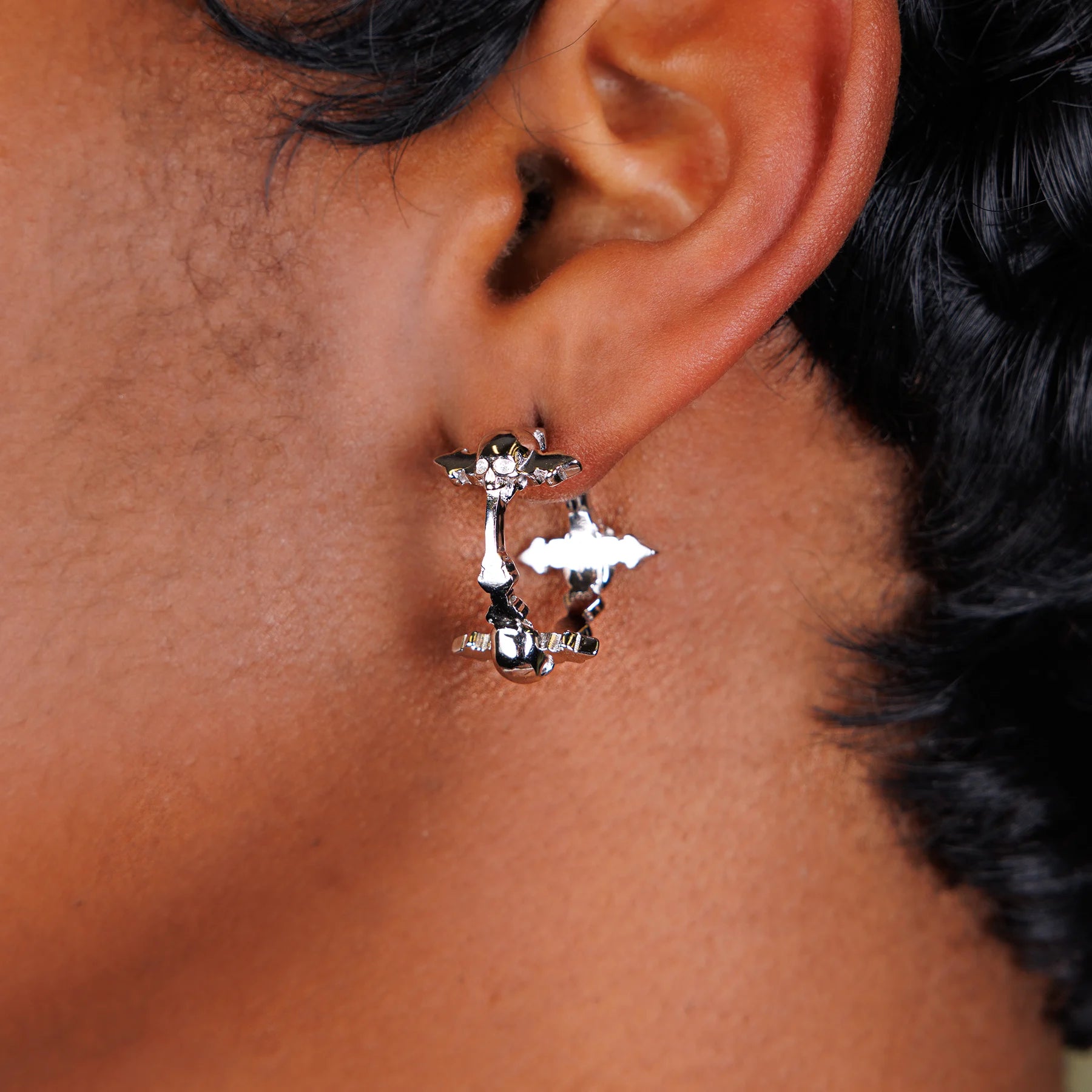 TRIPLE DYT HOOP EARRING - Hard Jewelry™