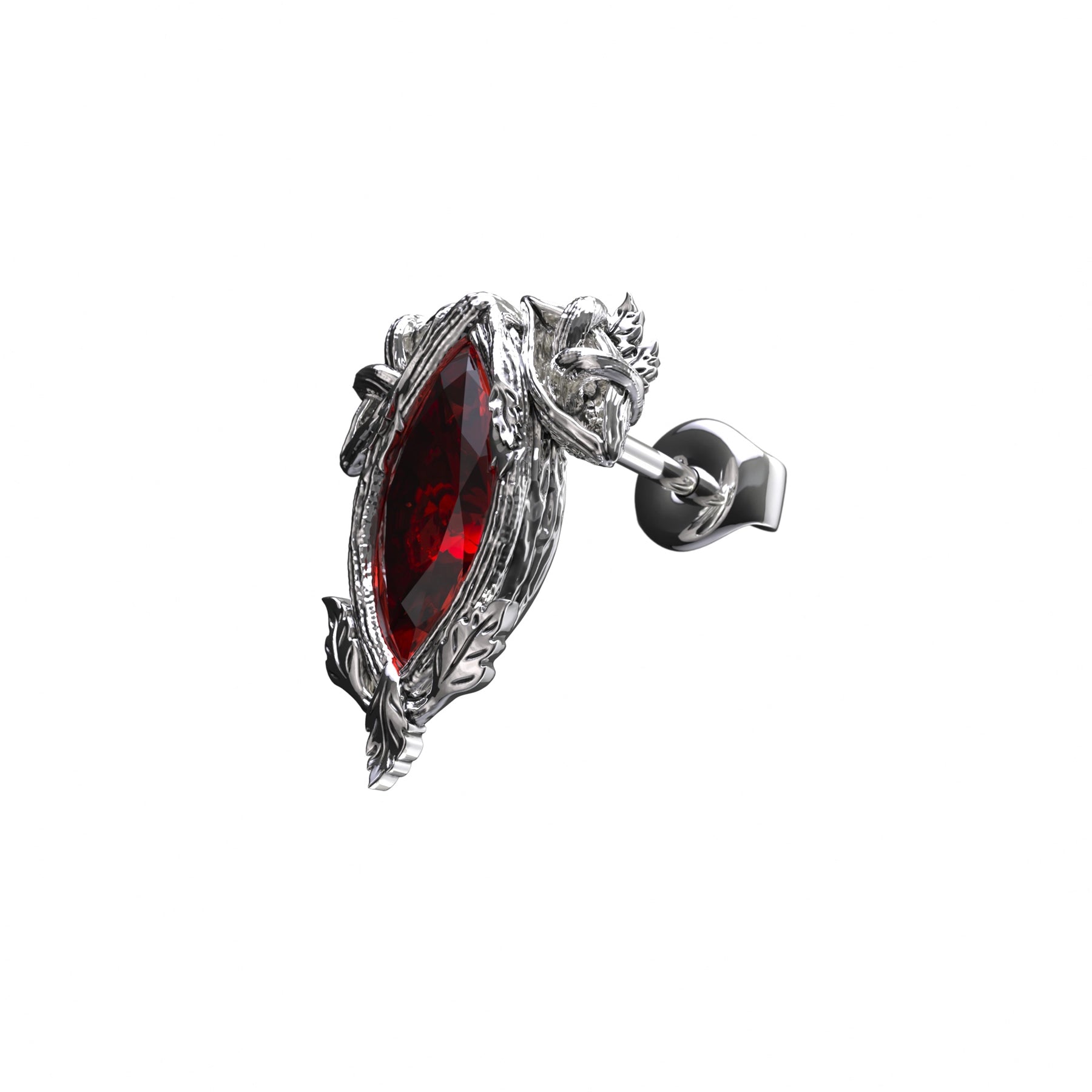 BIRTHSTONE STUD EARRING